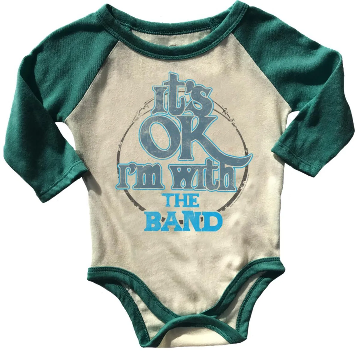 The Band It's Ok I'm With the Band Raglan Onesie