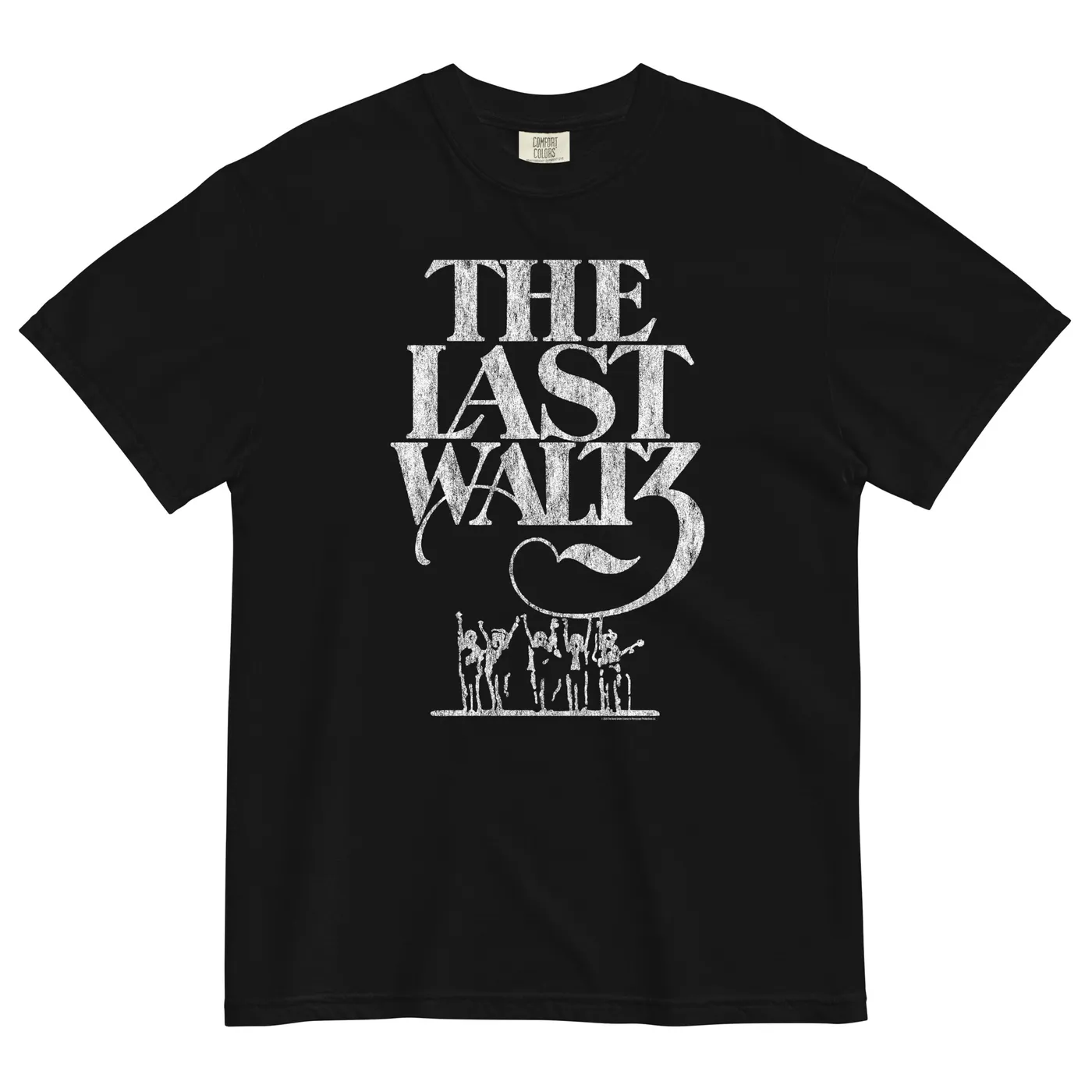 The Band The Last Waltz White Text T-Shirt