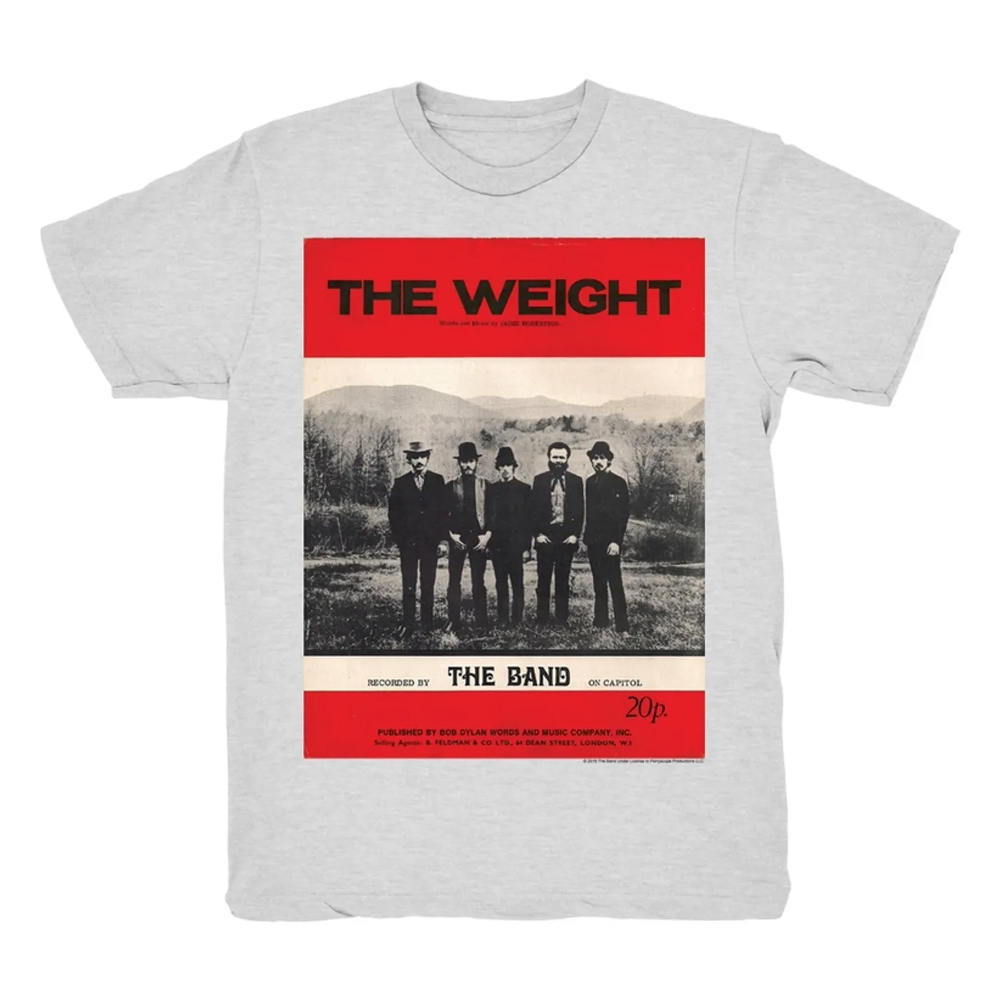The Band The Weight 2-Sided Lyric T-Shirt