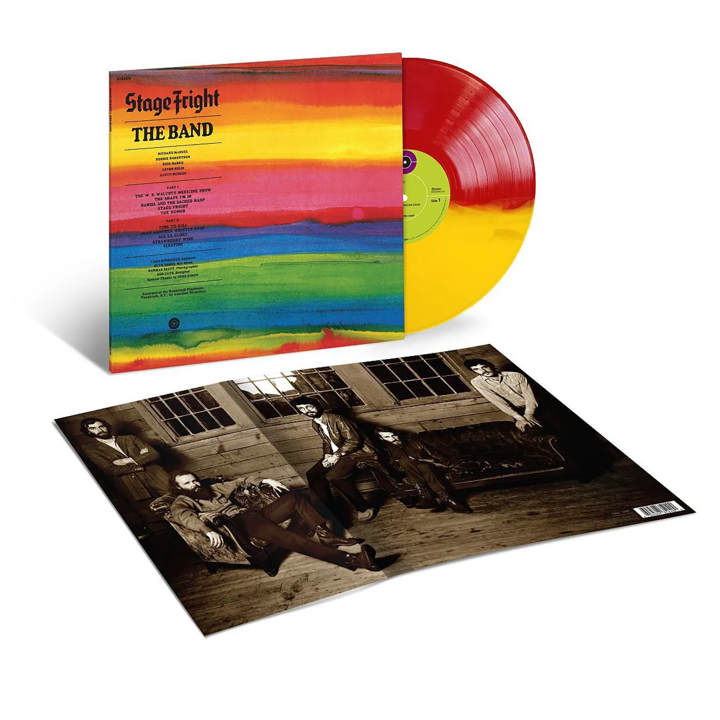 The Band Stage Fright 50th Anniversary Split Color LP (Vinyl)