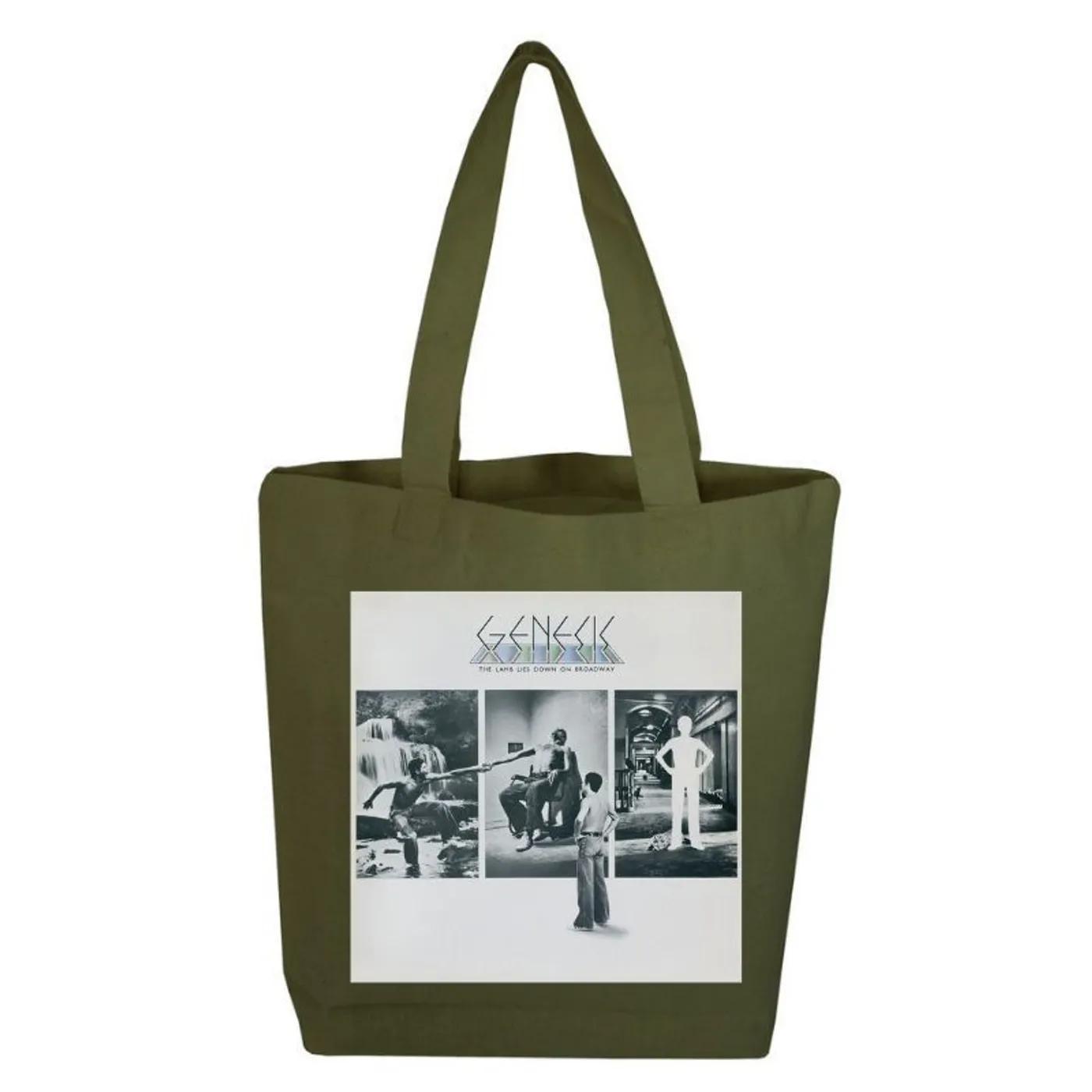 Genesis The Lamb Lies Down On Broadway Olive Tote Bag