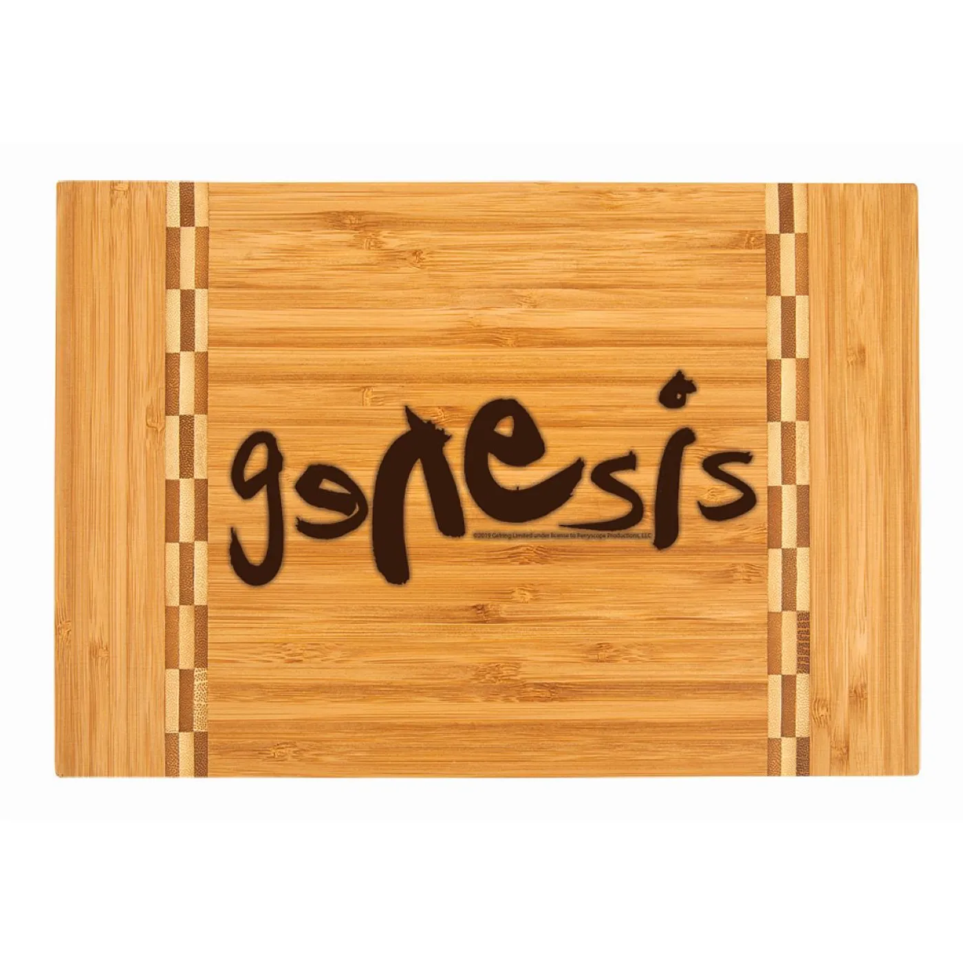 Genesis Modern Logo Laser Engraved Cutting Board w/Butcher Block Inlay