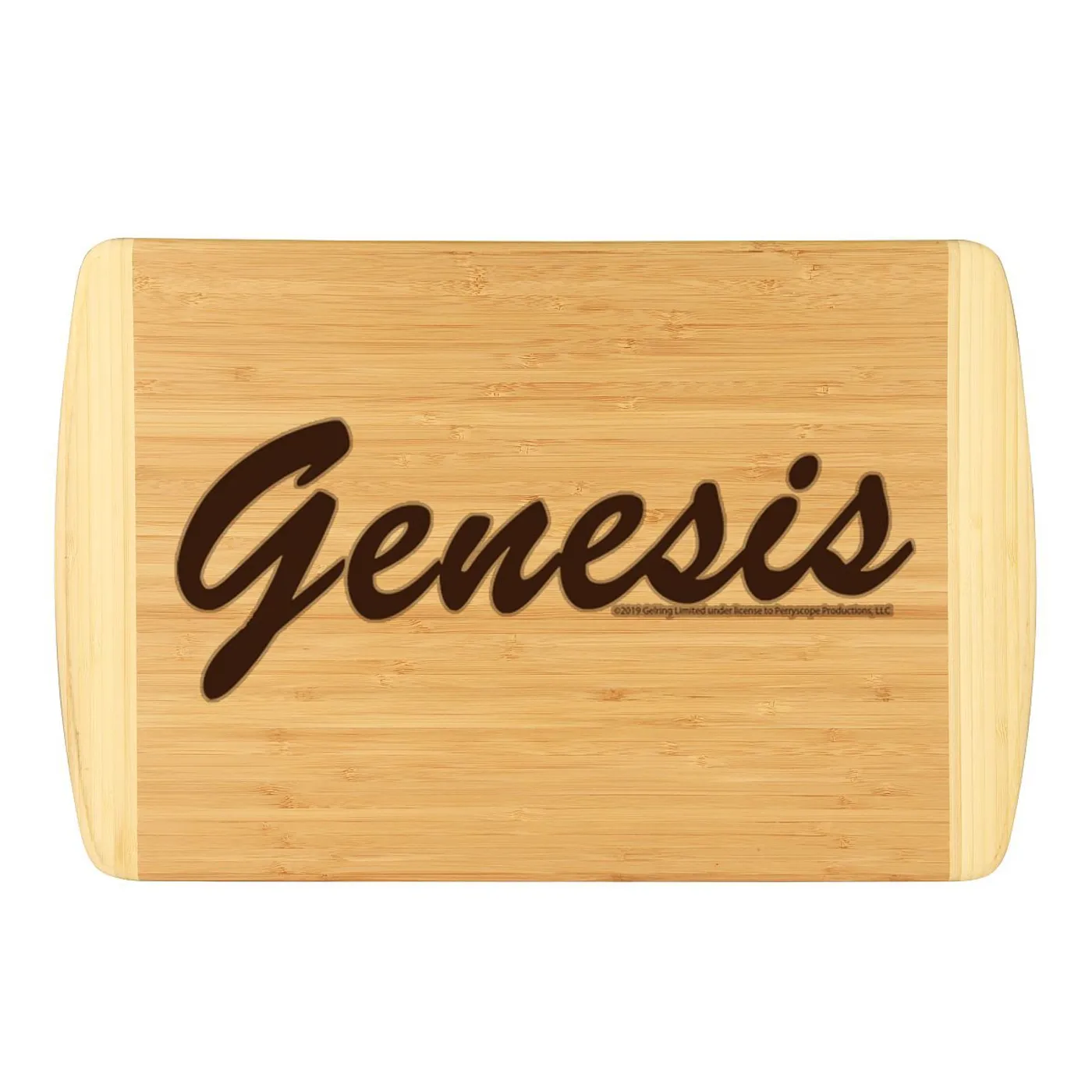 Genesis Circa 80s Logo Laser Engraved Large Bamboo Cutting Board