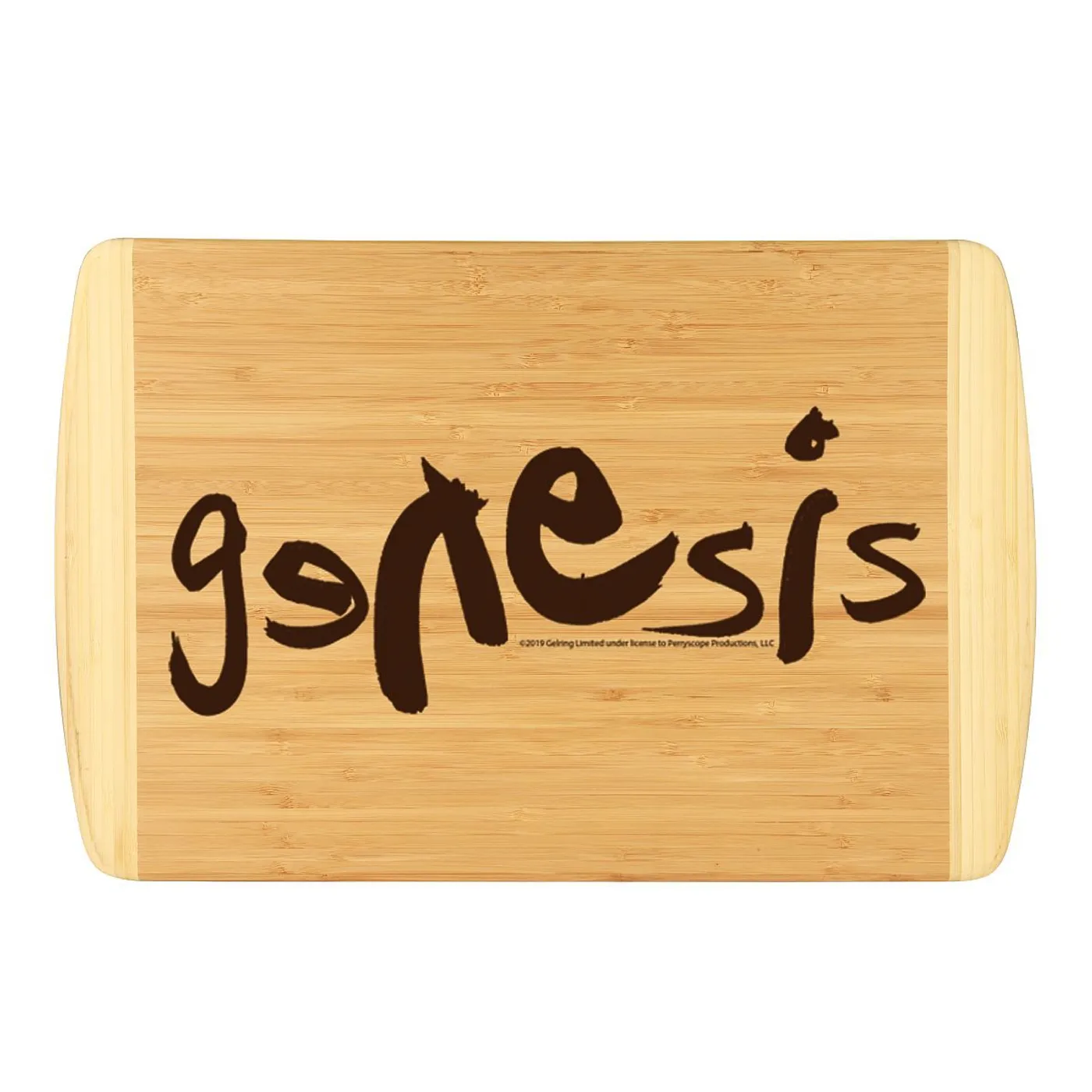 Genesis Modern Logo Laser Engraved Large Bamboo Cutting Board