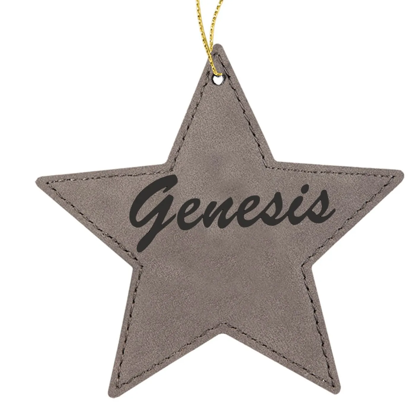 Genesis Circa 80s Logo Leather Ornament