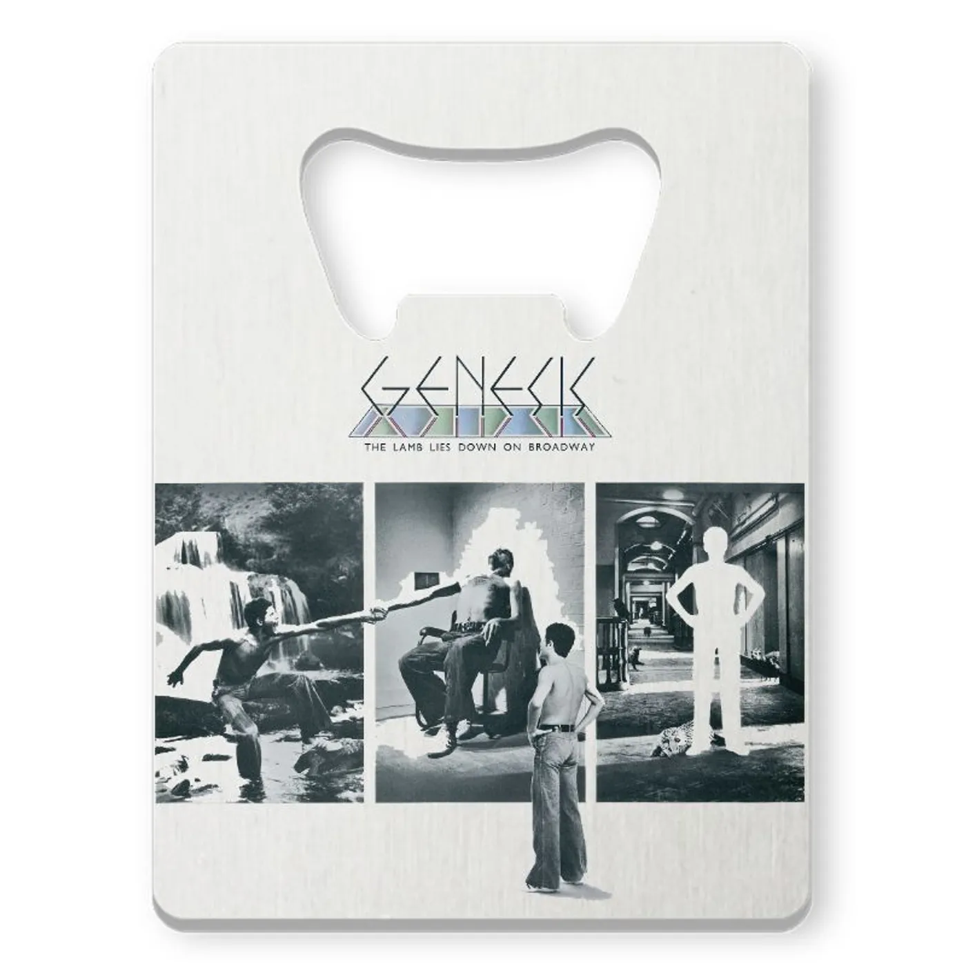 Genesis Lamb Lies Down Rectangular Bottle Opener