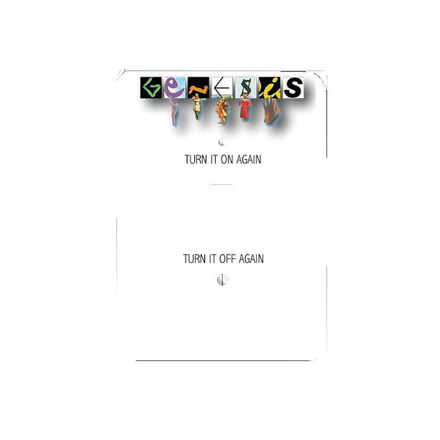 Genesis Turn It On Again Light Switch Plate