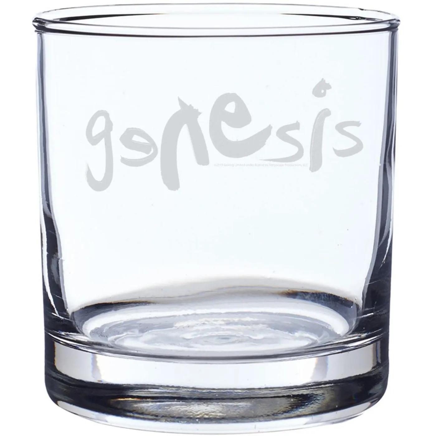 Genesis Modern Logo Laser-Etched Whiskey Glass