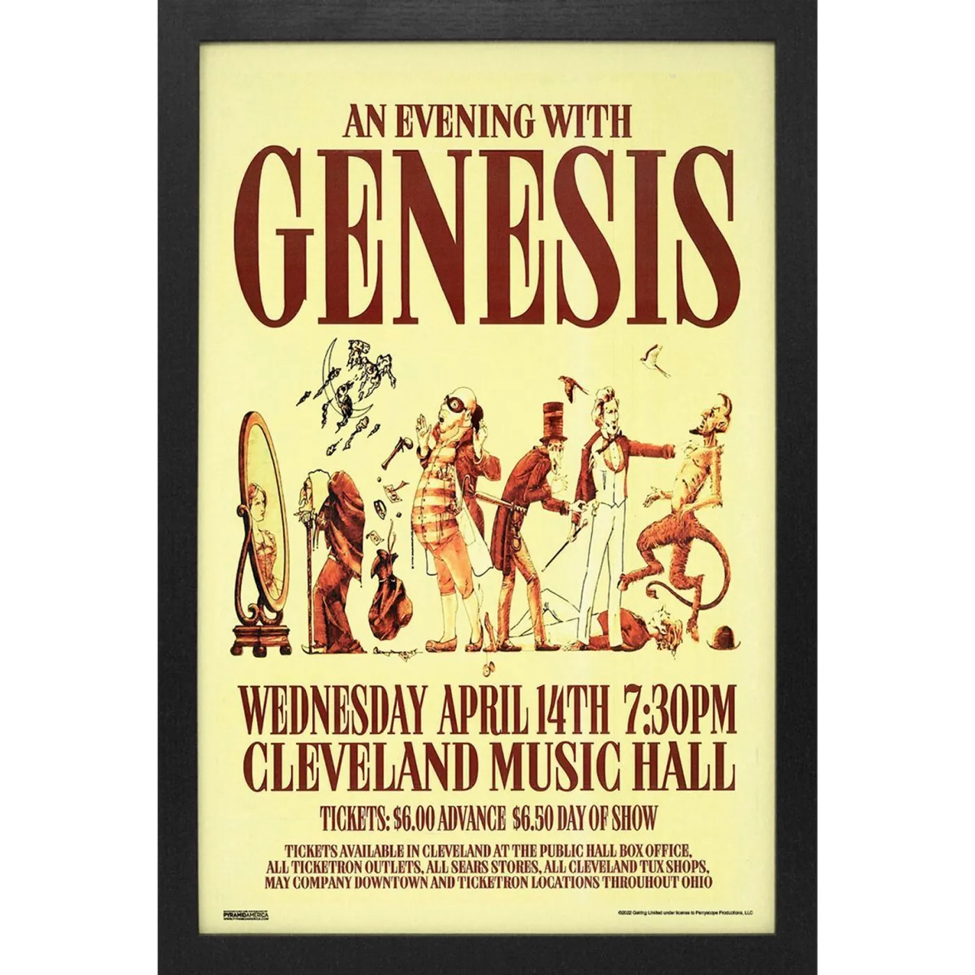 Genesis - Evening With Genesis 11x17 Framed Print