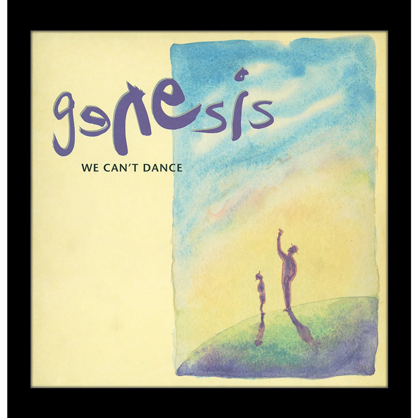 Genesis We Can't Dance 12x12 Framed Print