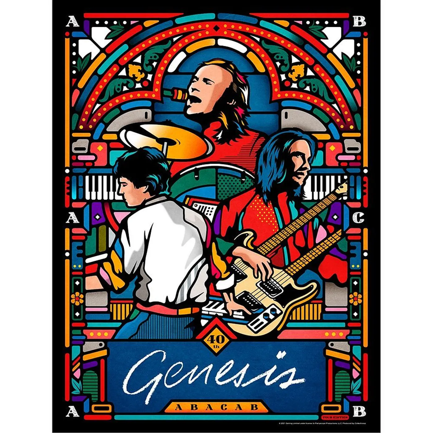 Genesis Abacab 40th Anniversary Screenprint