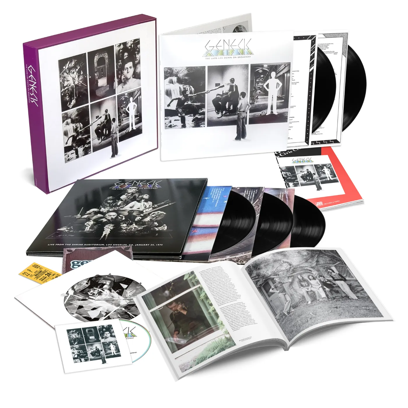 Genesis The Lamb Lies Down on Broadway 50th Anniversary Super Deluxe Edition 4CD/1BR