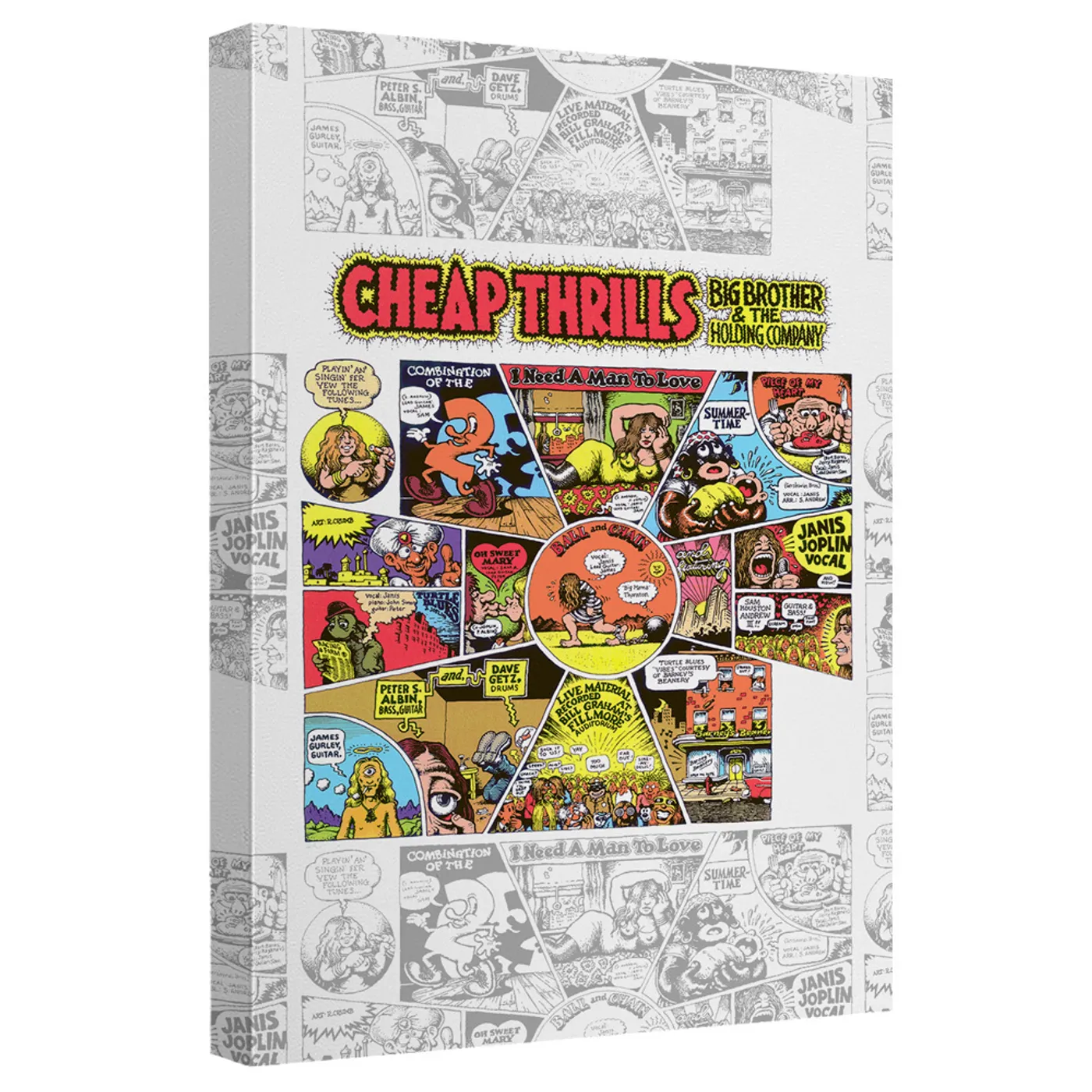 Big Brother & The Holding Company/Cheap Thrills-Canvas Wall Art With Back Board-White-[20 X 30]
