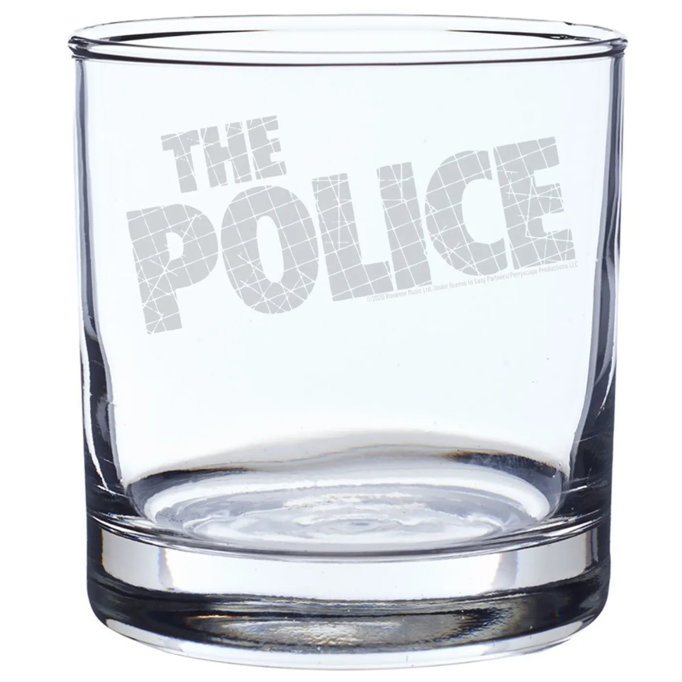The Police Zenyatta Mondatta Logo Rocks Glass