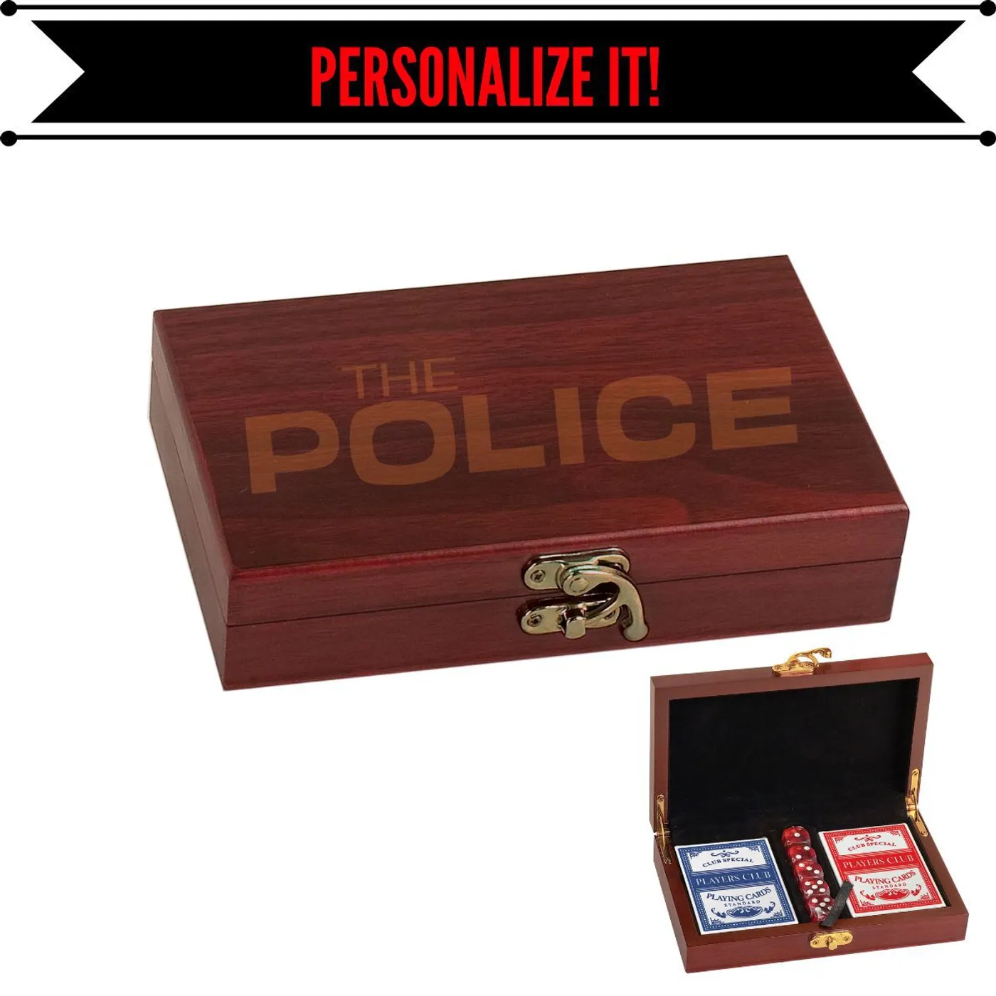 The Police Ghost In The Machine Logo Card & Dice Set