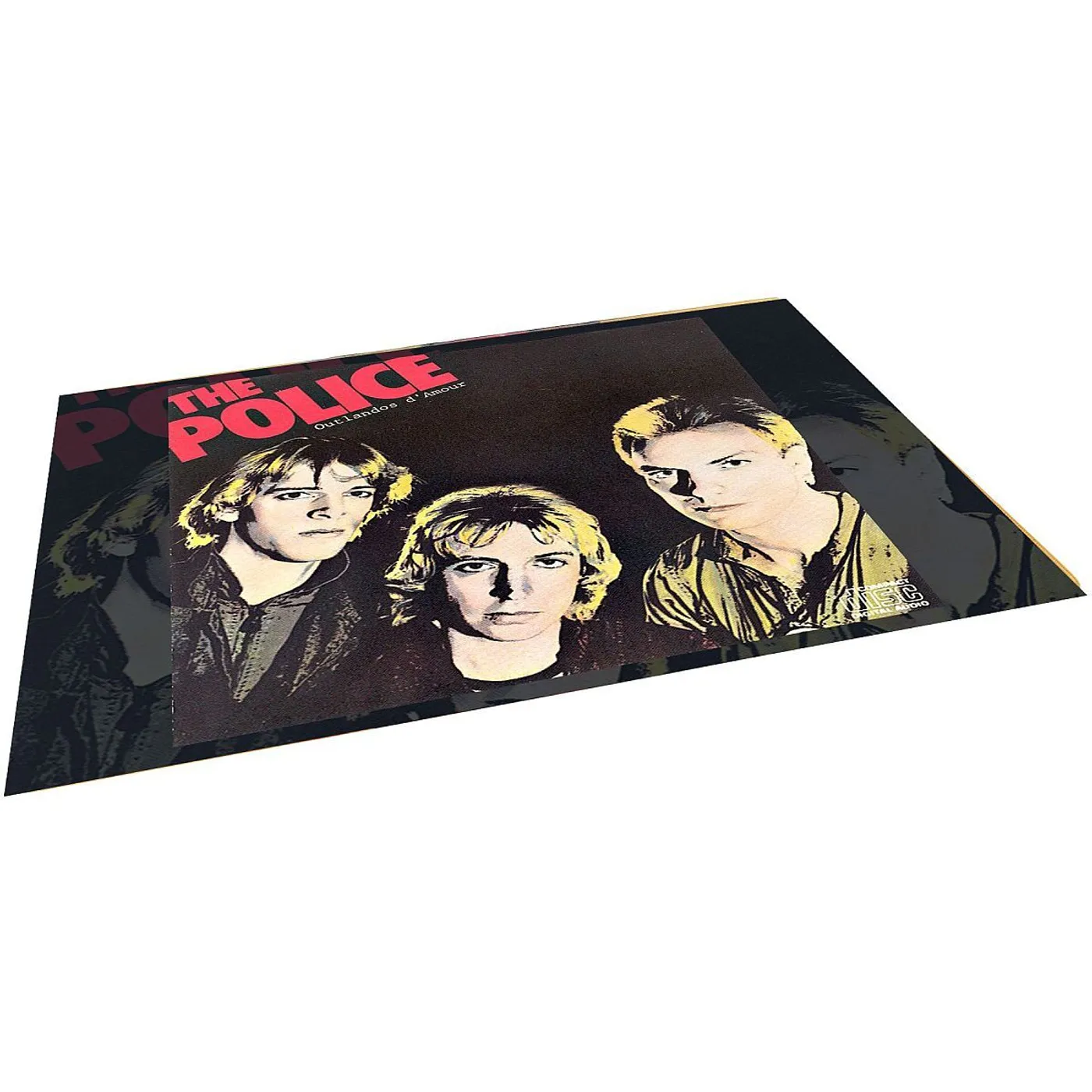 The Police Outlandos d'Amour Glass Cutting Board