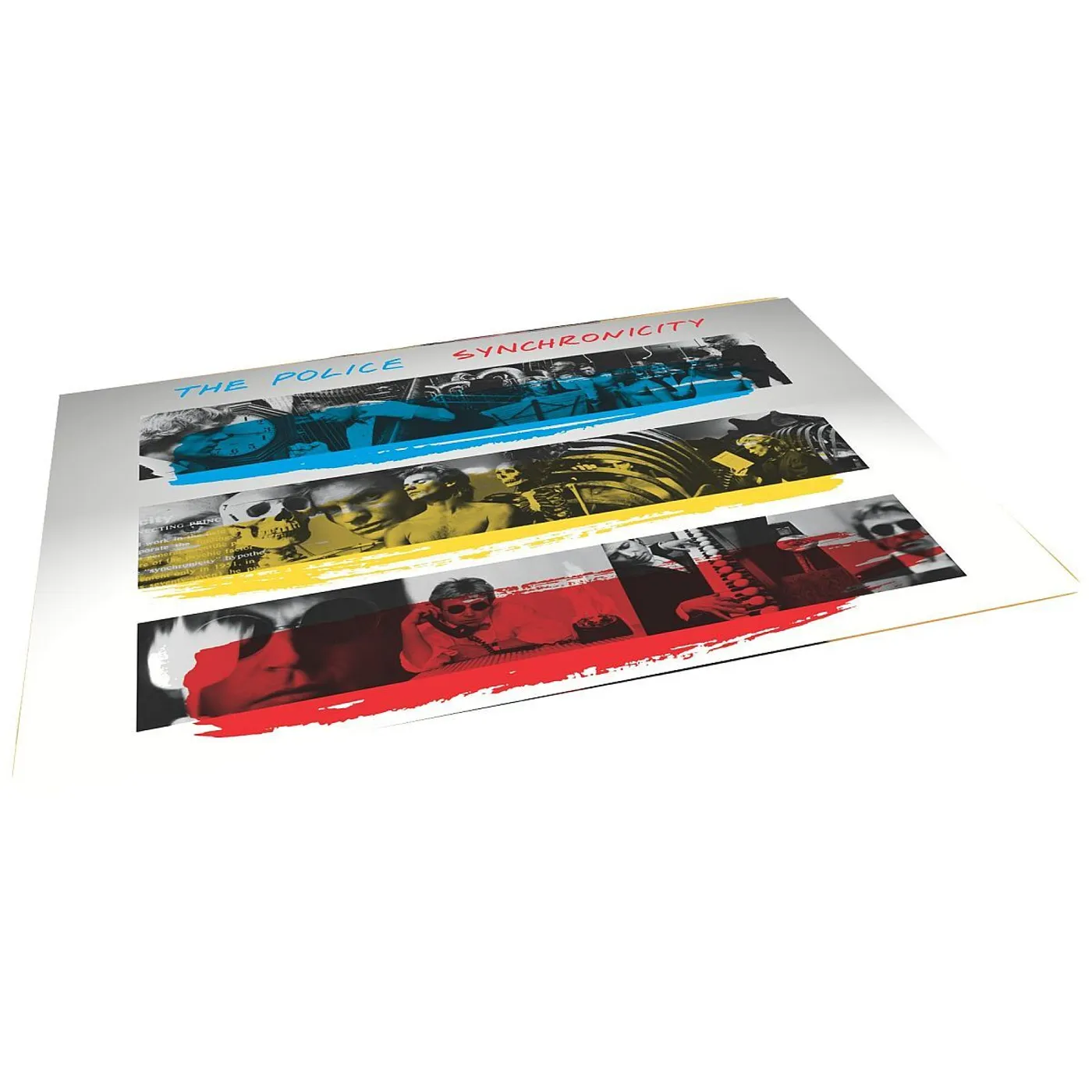 The Police Synchronicity Glass Cutting Board
