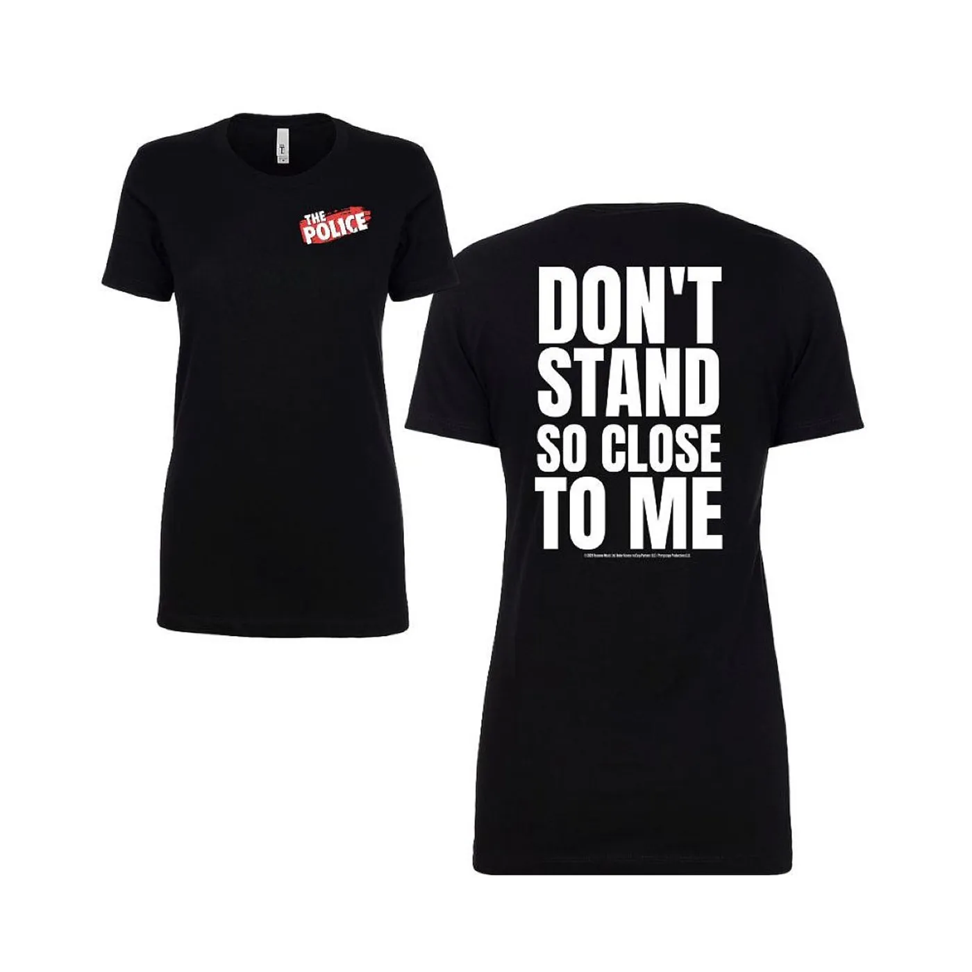 The Police Women's Don't Stand So Close To Me 2-Sided T-Shirt