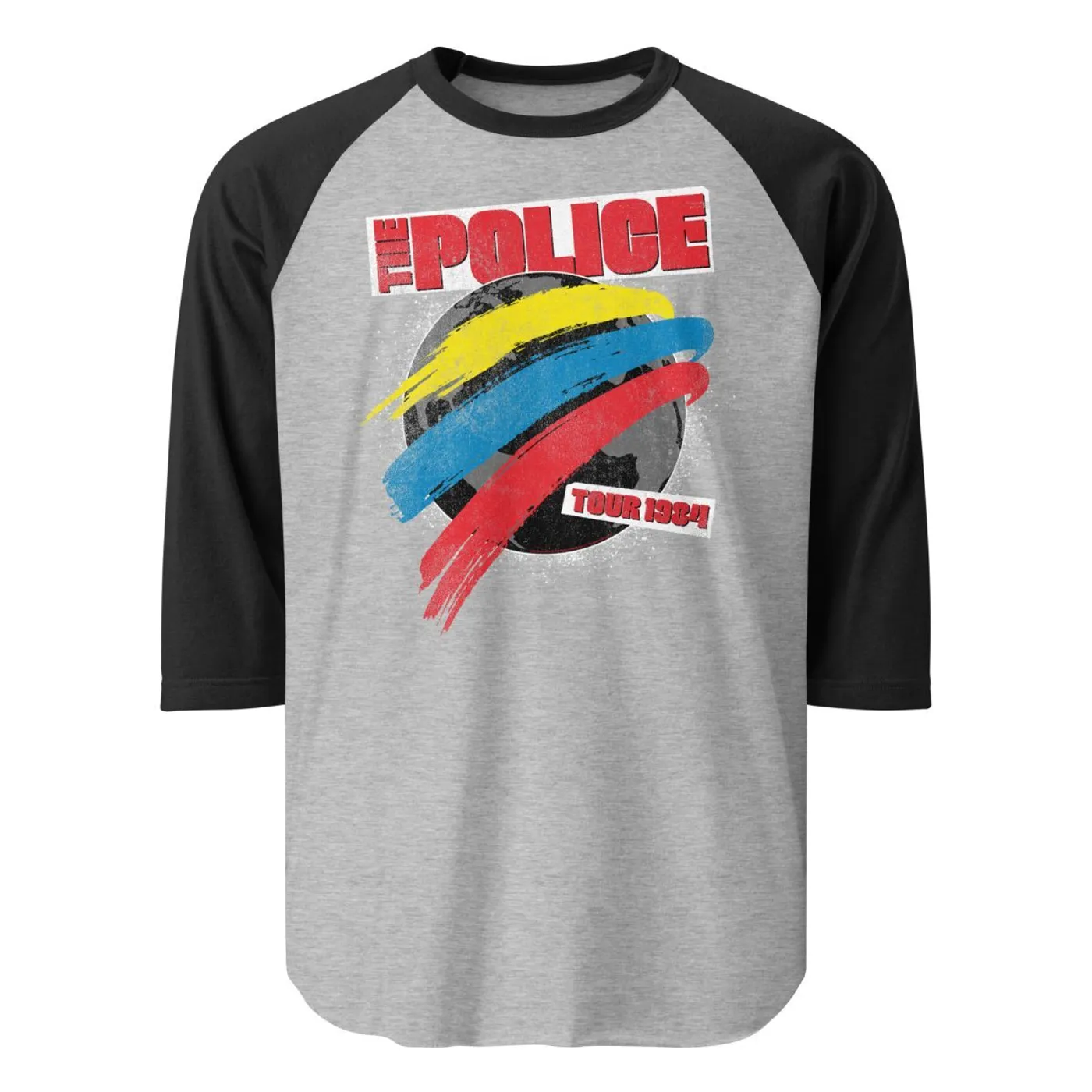 The Police Synchronicity Tour 1984 Baseball T-Shirt