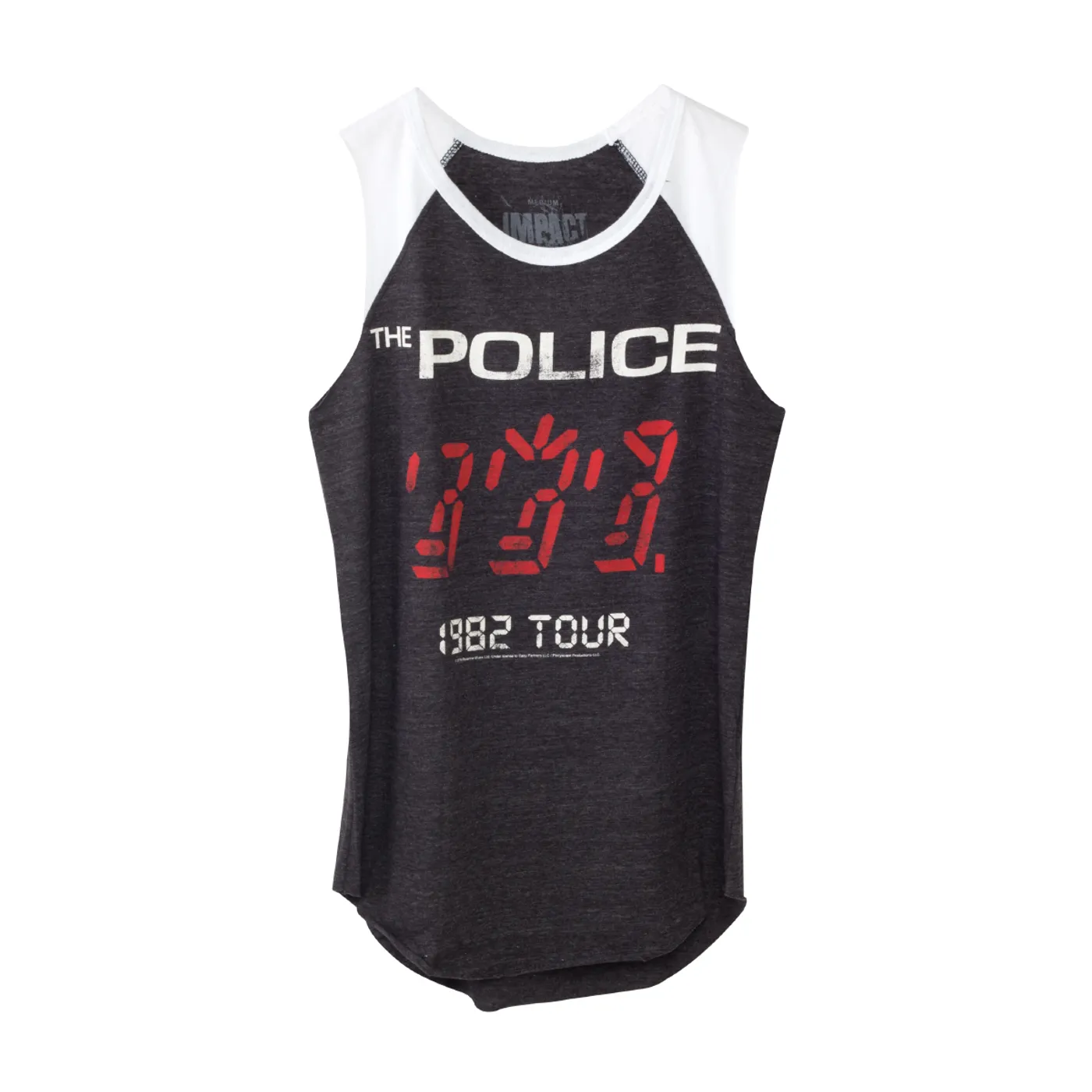 The Police Women's Ghost In The Machine '82 Tour Sleeveless Raglan
