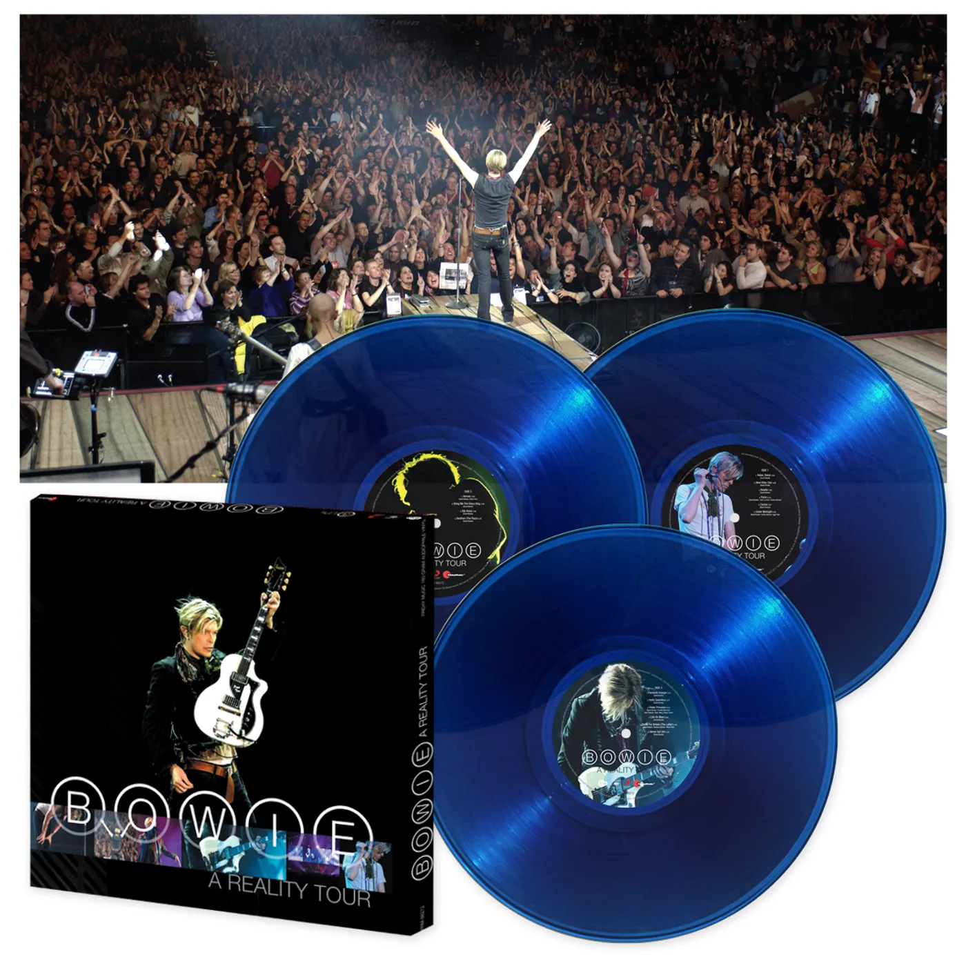 David Bowie: A Reality Tour (180 Gram Audiophile Translucent Blue Vinyl/Limited Edition/3 LP Box Set)