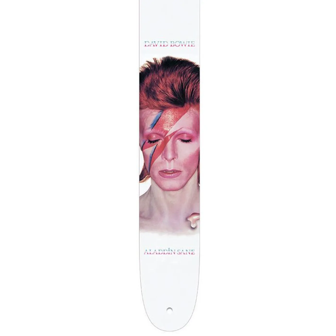 David Bowie Aladdin Sane Leather Guitar Strap