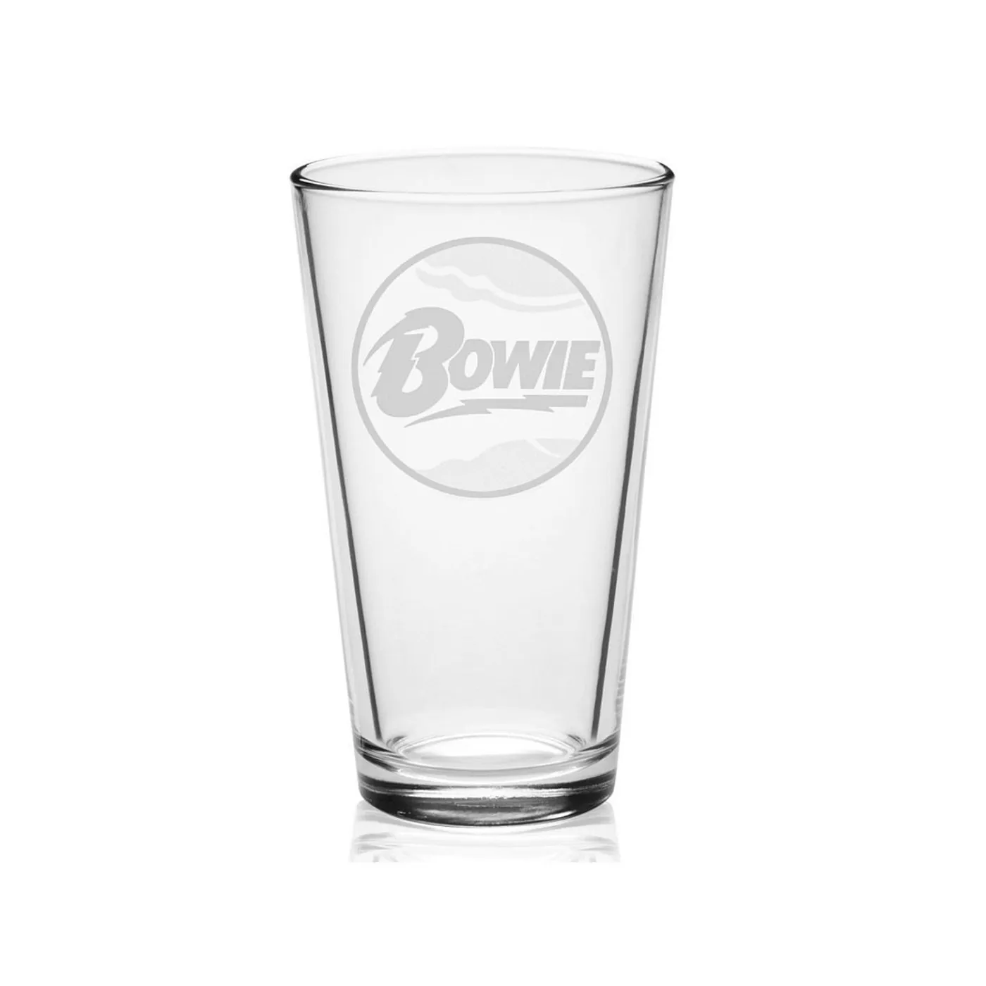 David Bowie Classic Etched Pint Glass