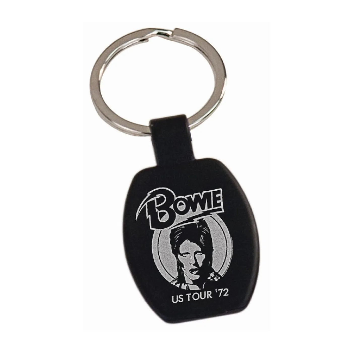 David Bowie Tour '72 Engraved Keychain