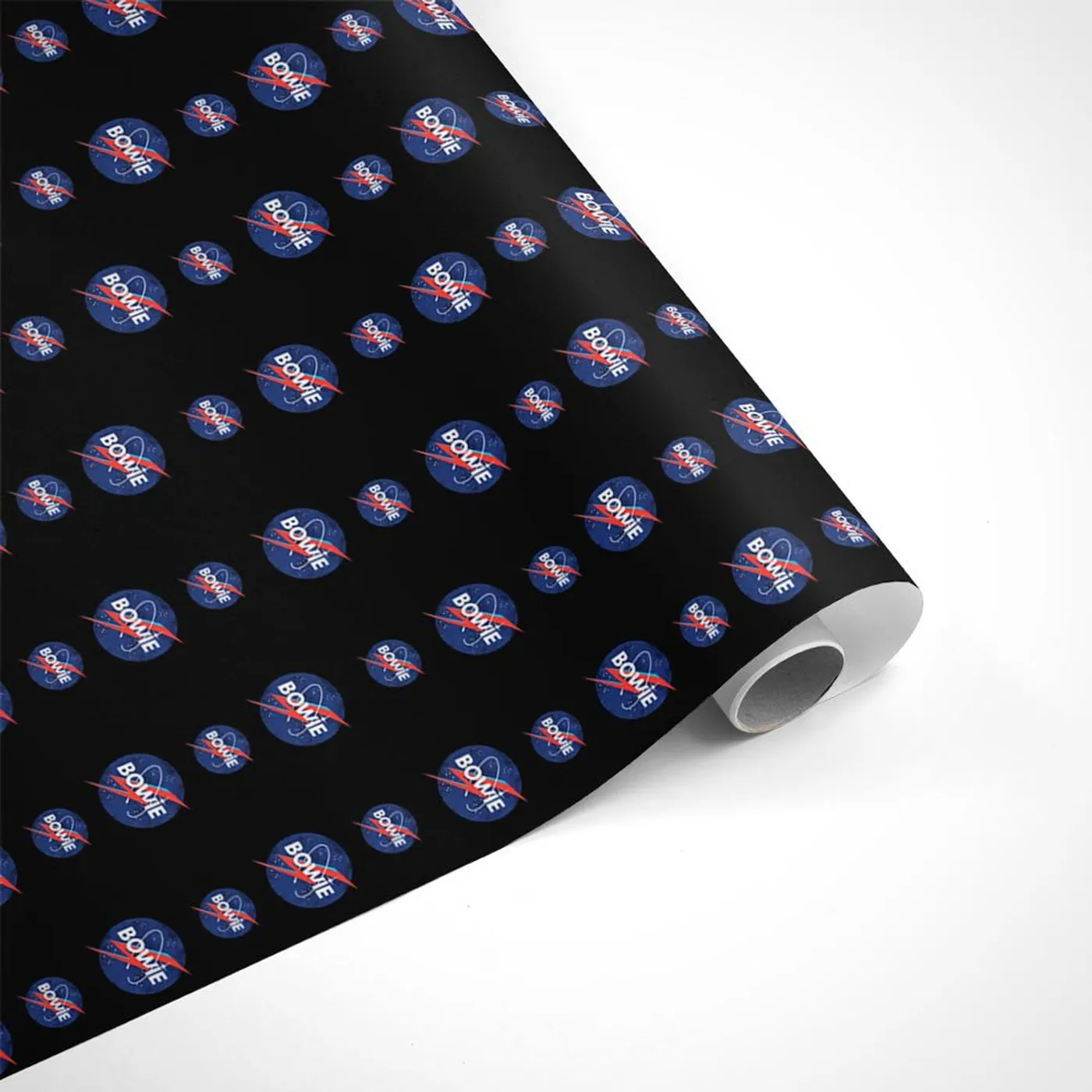 David Bowie Blue Flash Wrapping Paper