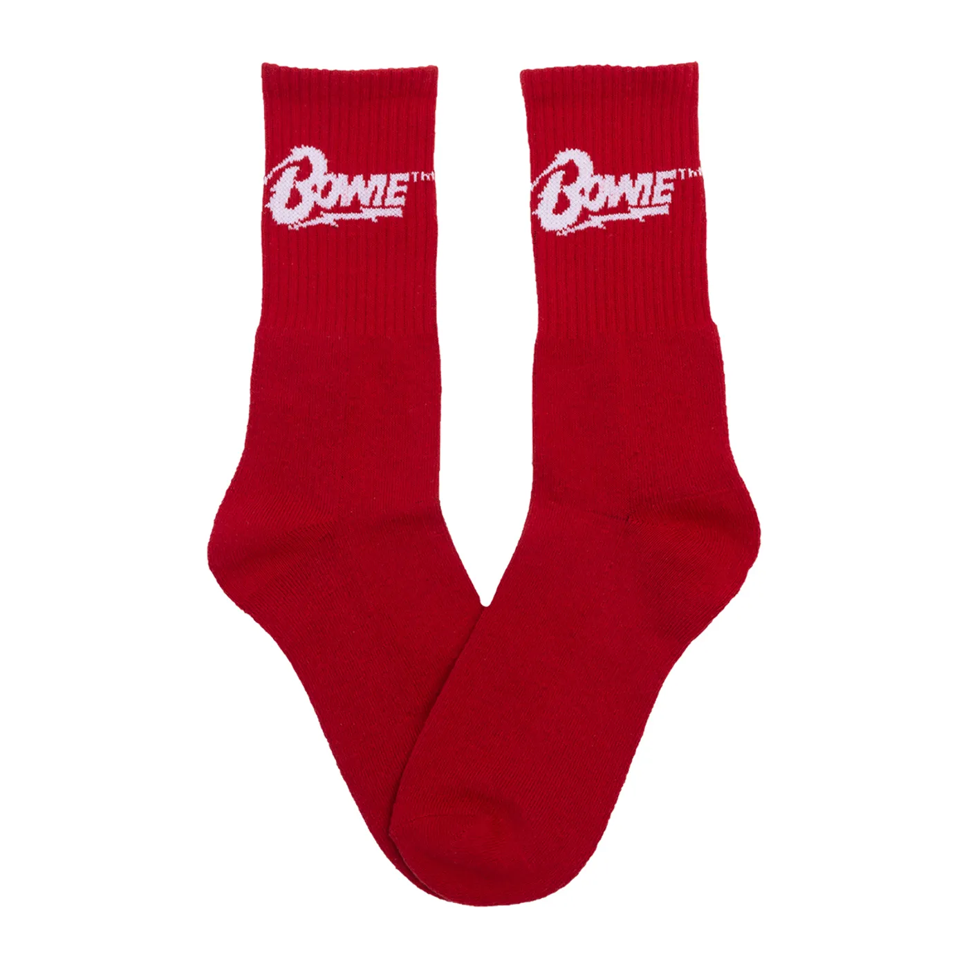David Bowie Red Logo Socks