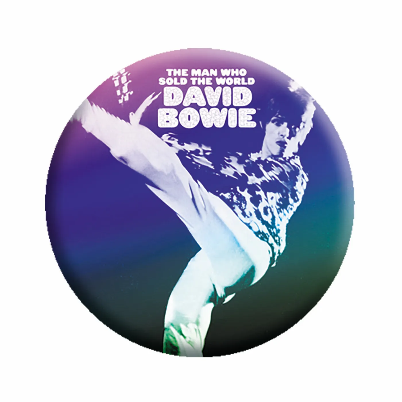 David Bowie Kick 1.25" Button