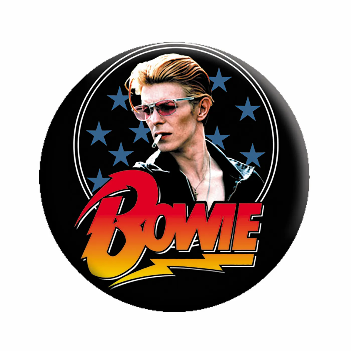 David Bowie Stars 1.25" Button