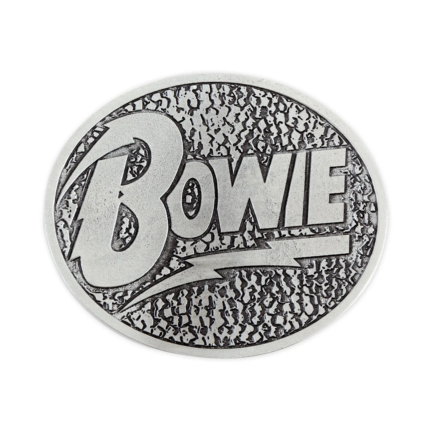 David Bowie Silver Finish Belt Buckle