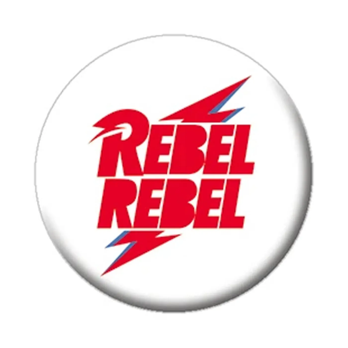 David Bowie Rebel Rebel Bolt 1.25" Button