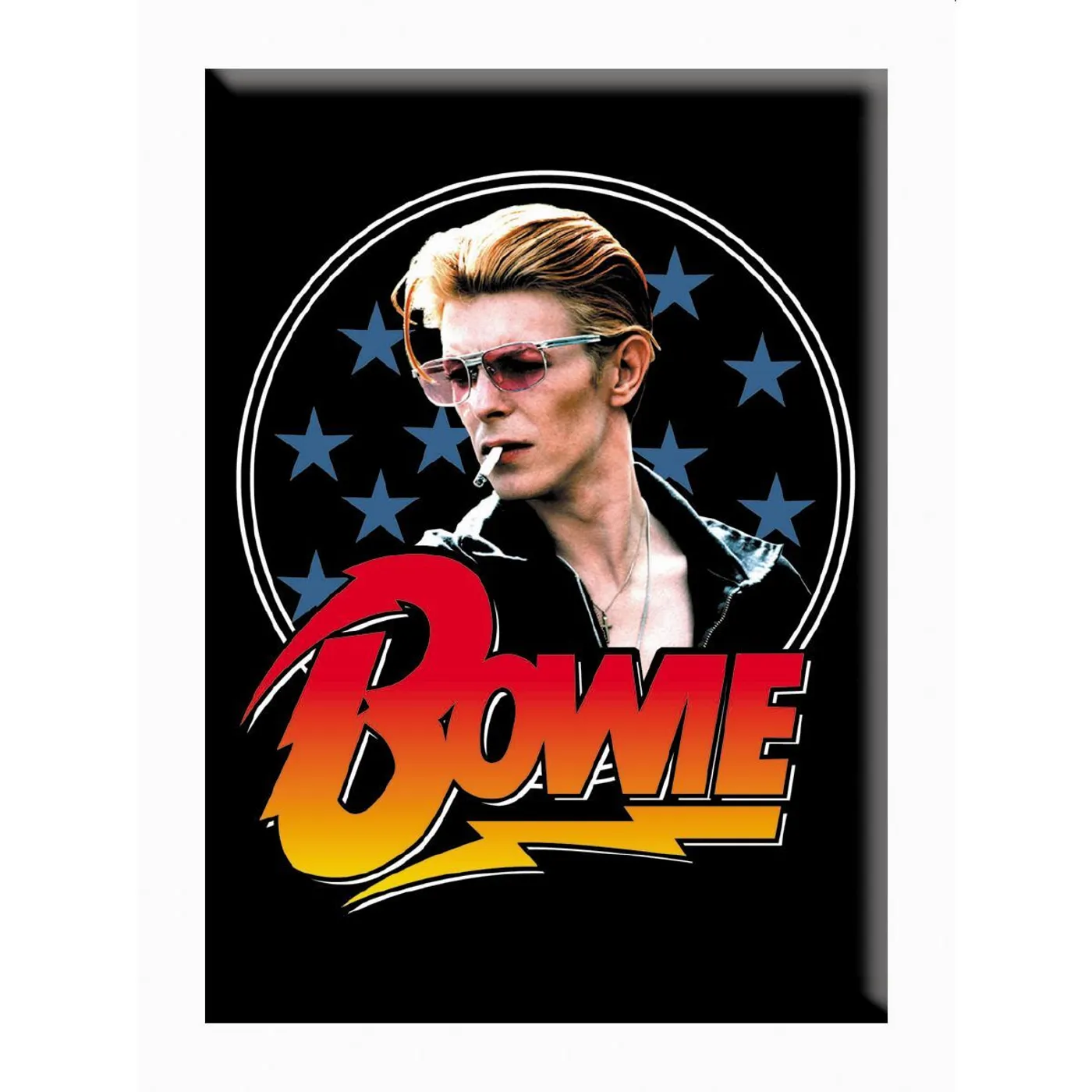 David Bowie Stars 2.5"x3.5" Magnet