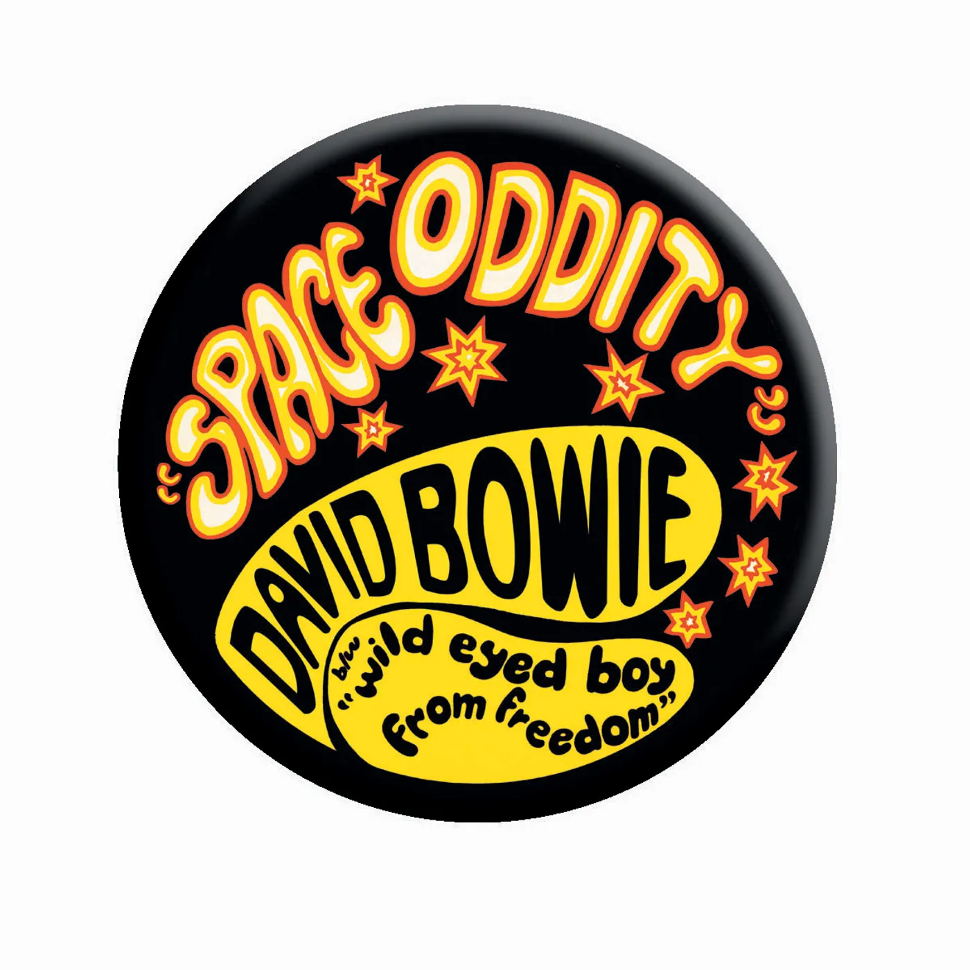 David Bowie Space Oddity 3" Round Magnet