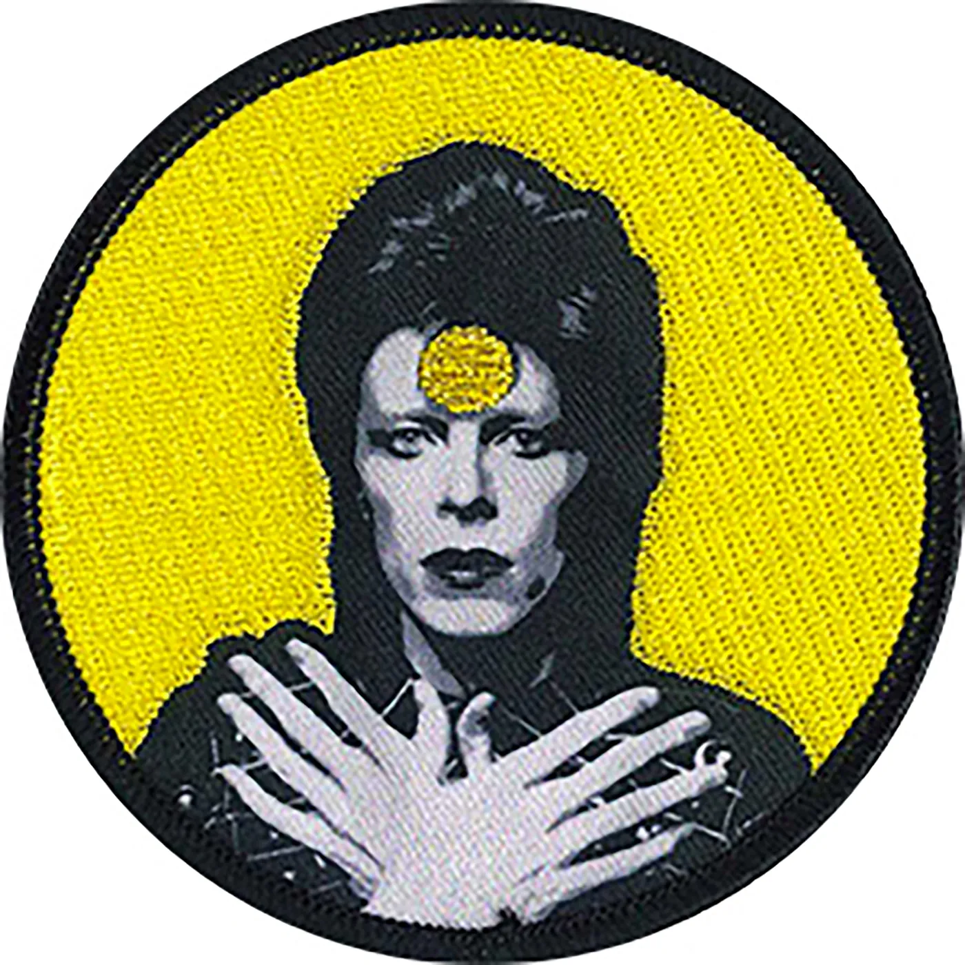David Bowie Ziggy 3.5" Round Patch