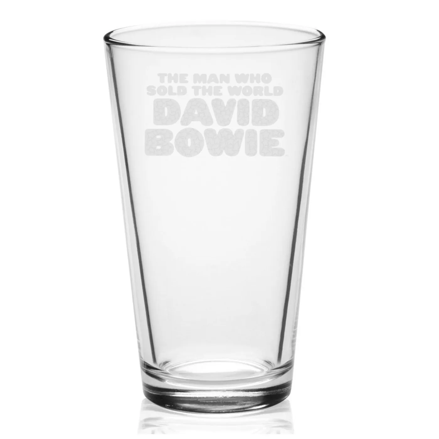David Bowie The Man Who Sold The World Laser-Etched Pint Glass