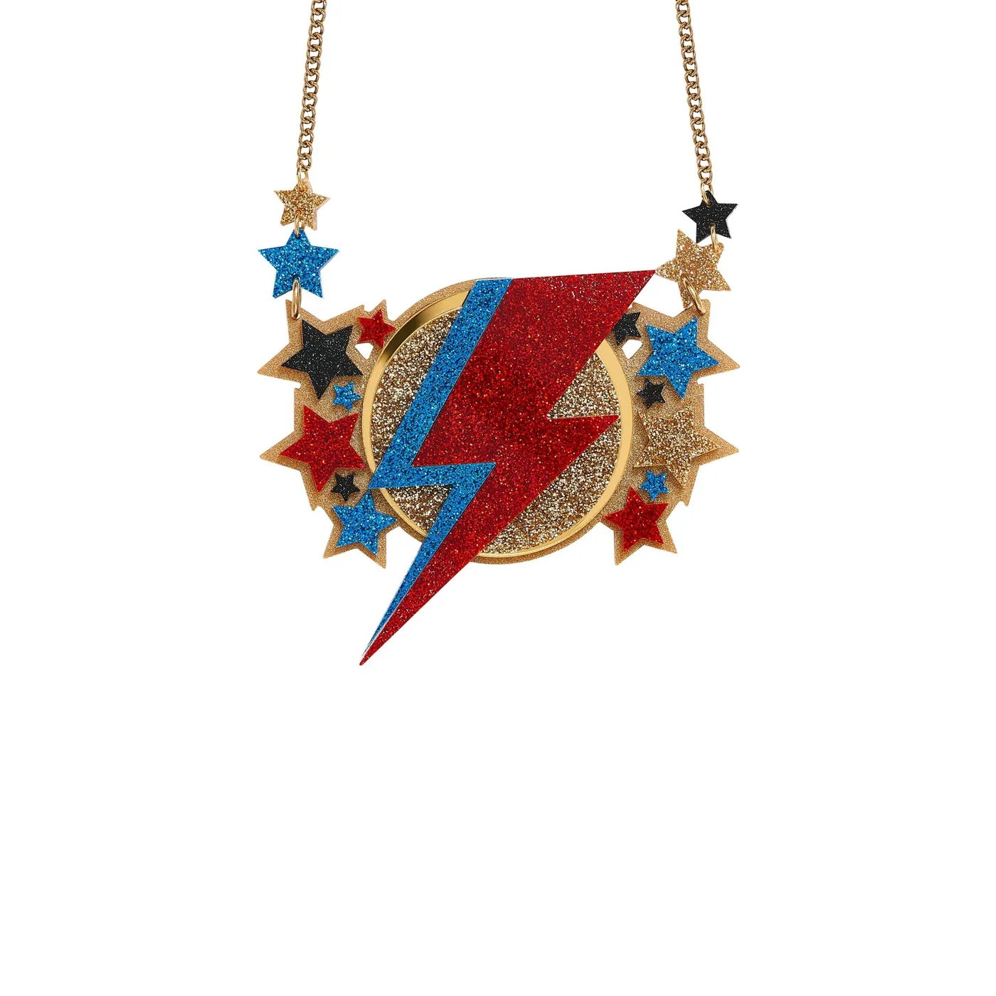 David Bowie Aladdin Sane Statement Necklace