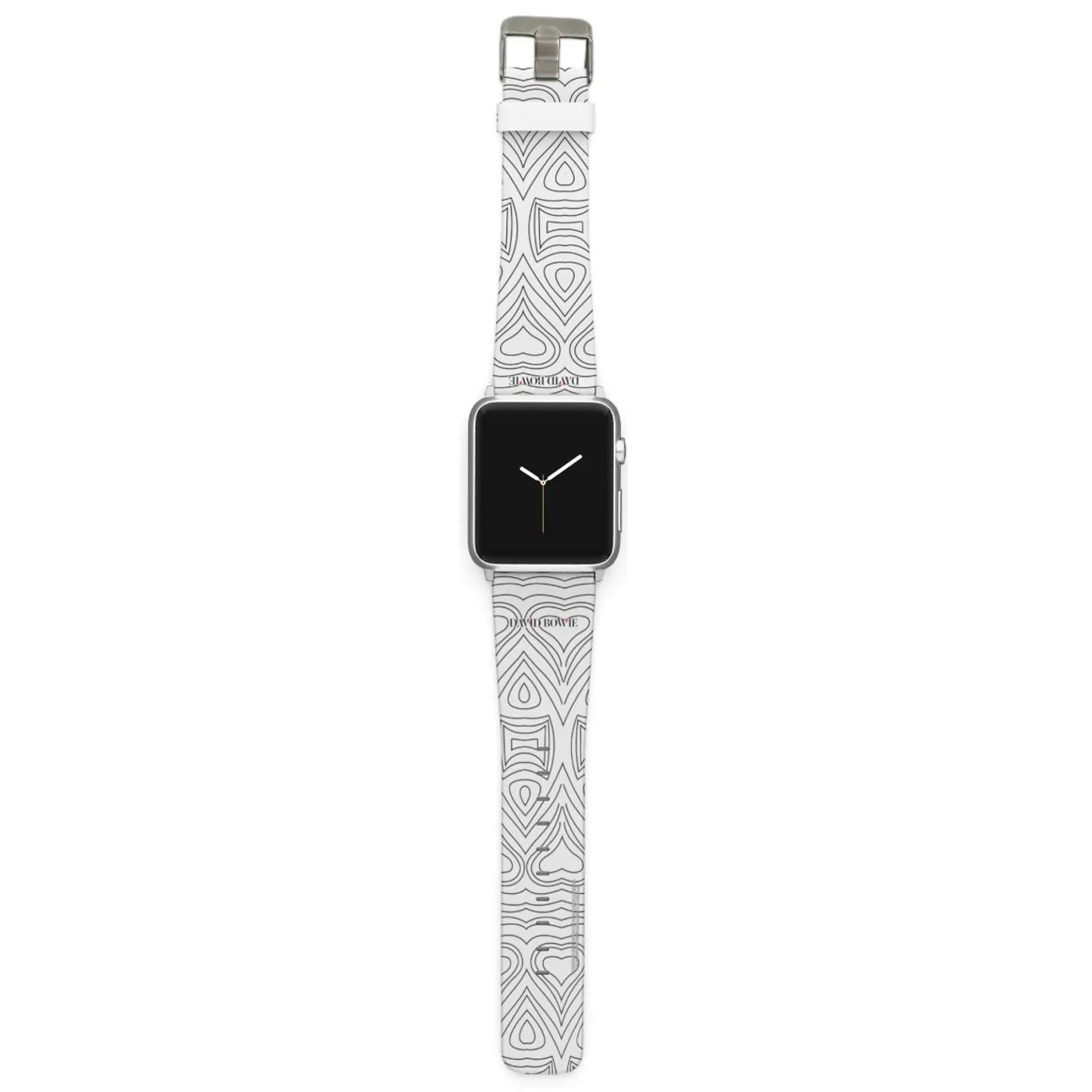 David Bowie Bowie Bolt Wave Silicone Smart Watch Band