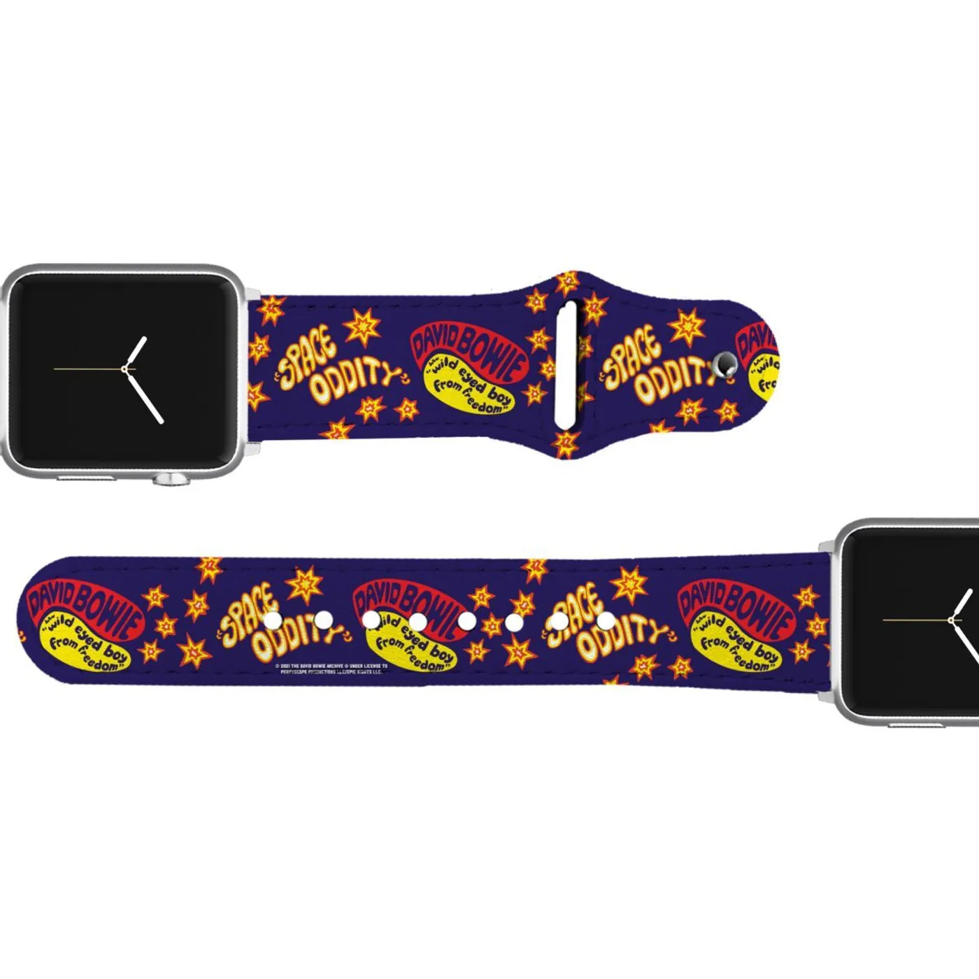 David Bowie Space Oddity Leather Smart Watch Band