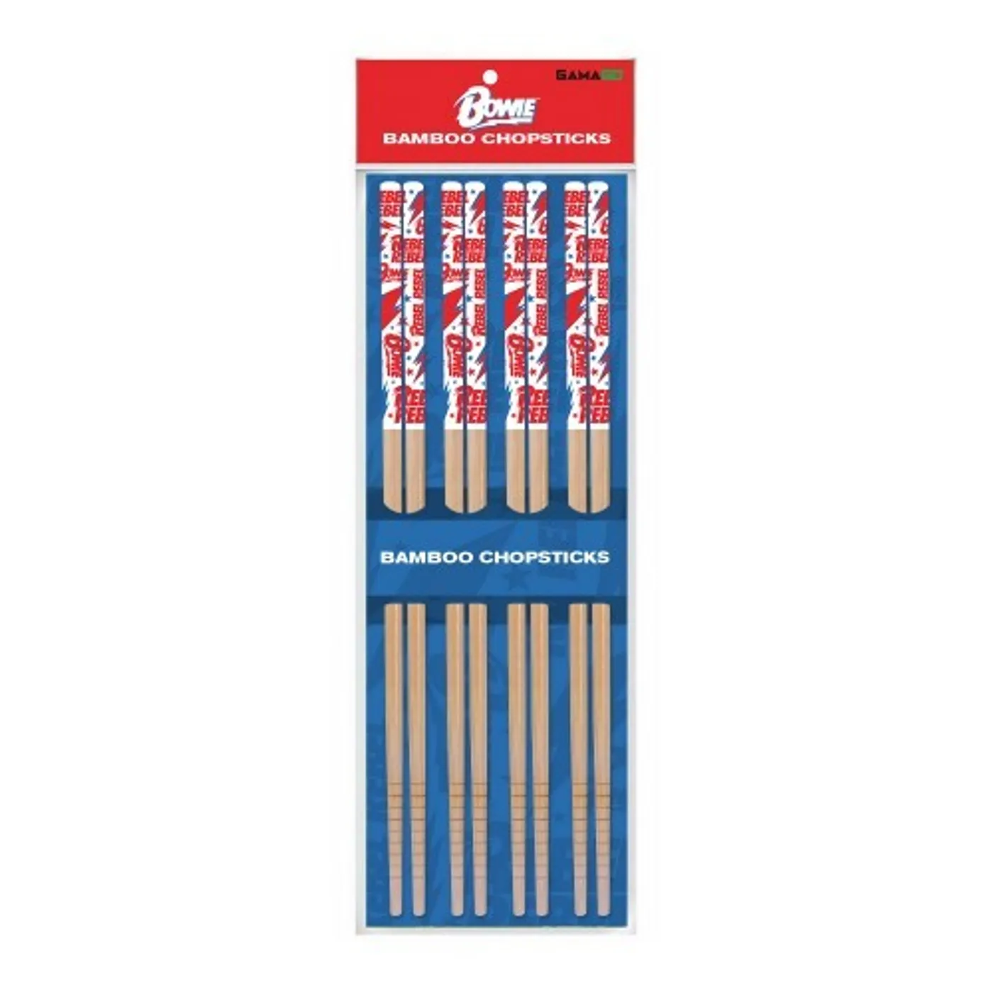David Bowie Bowie Bamboo Chopsticks 4 pack