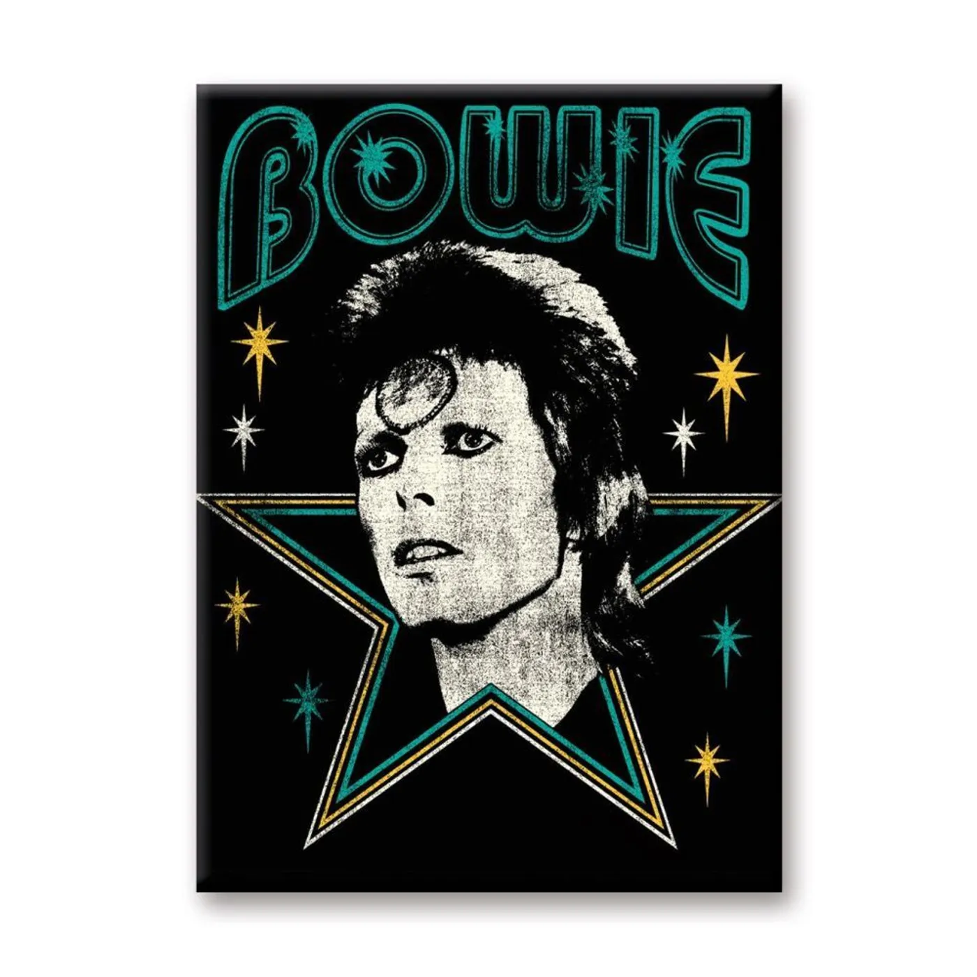 David Bowie - Star 2.5" x 3.5 " Flat Magnet