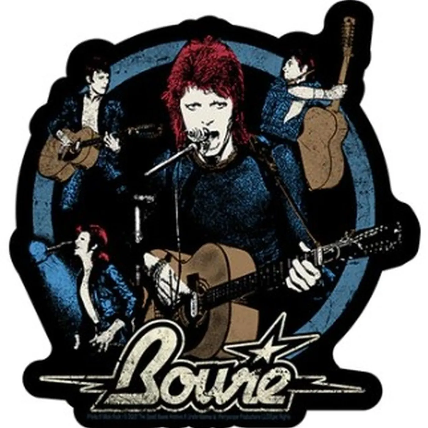 David Bowie Blue Bowies Sticker