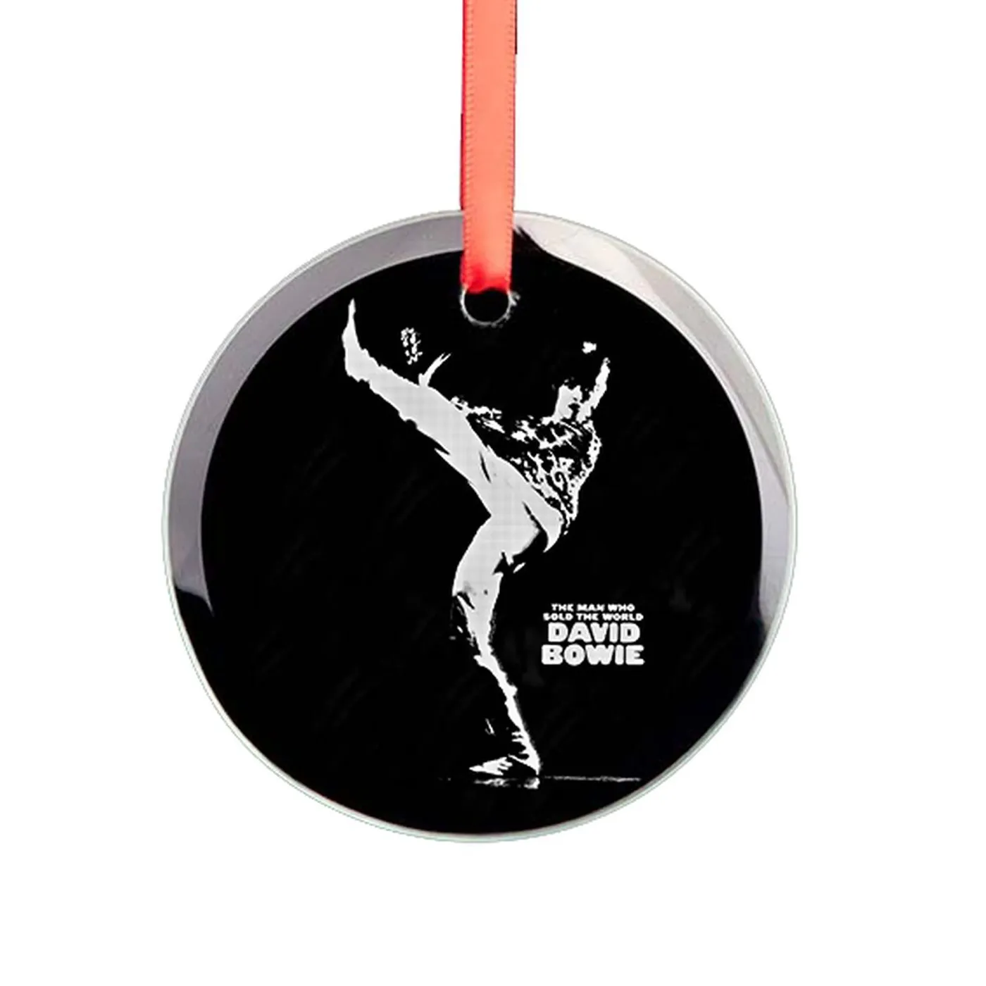 David Bowie The Man Who Sold The World Glass Ornament