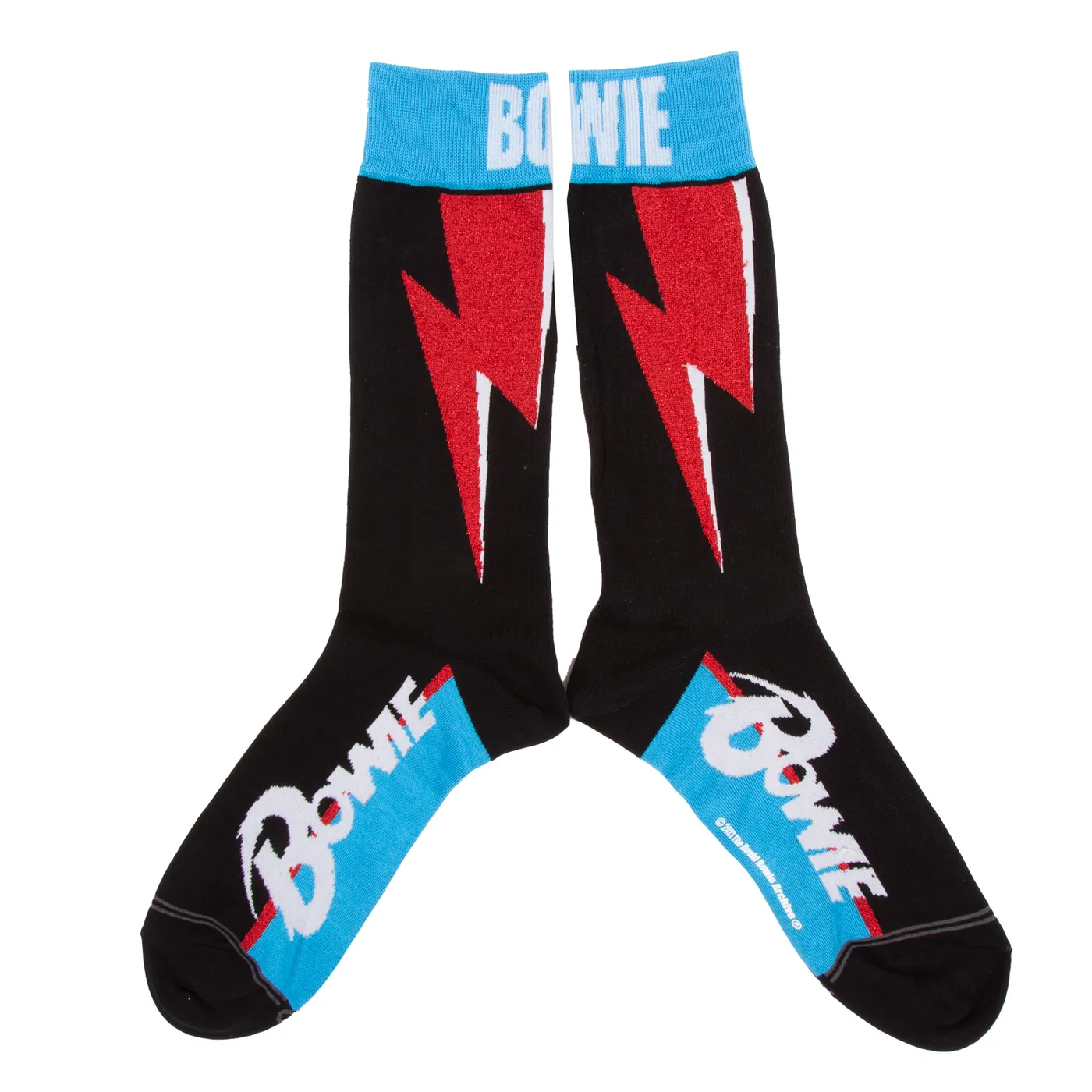 David Bowie Red Flash Socks