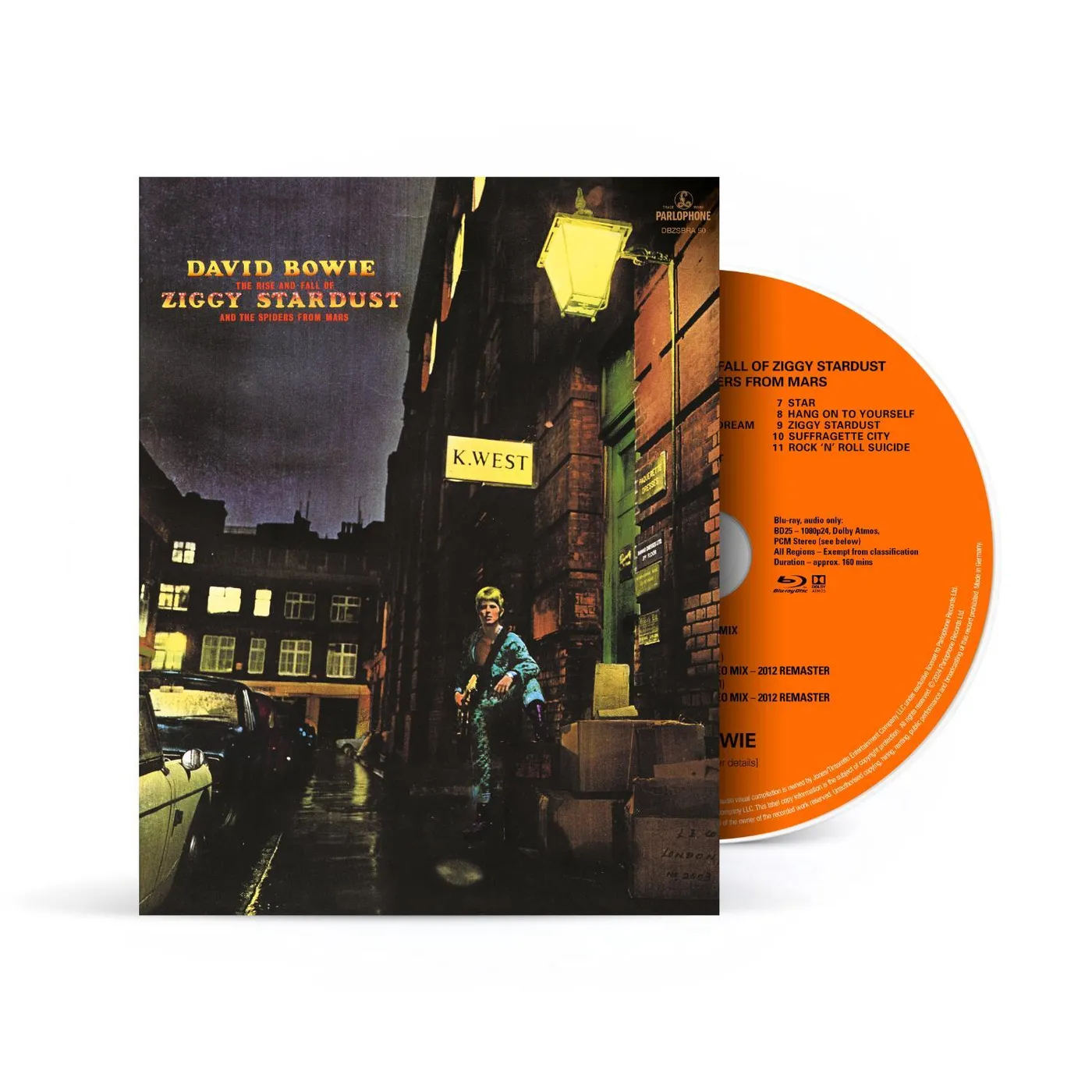 David Bowie The Rise and Fall of Ziggy Stardust and the Spiders From Mars Blu-Ray Audio