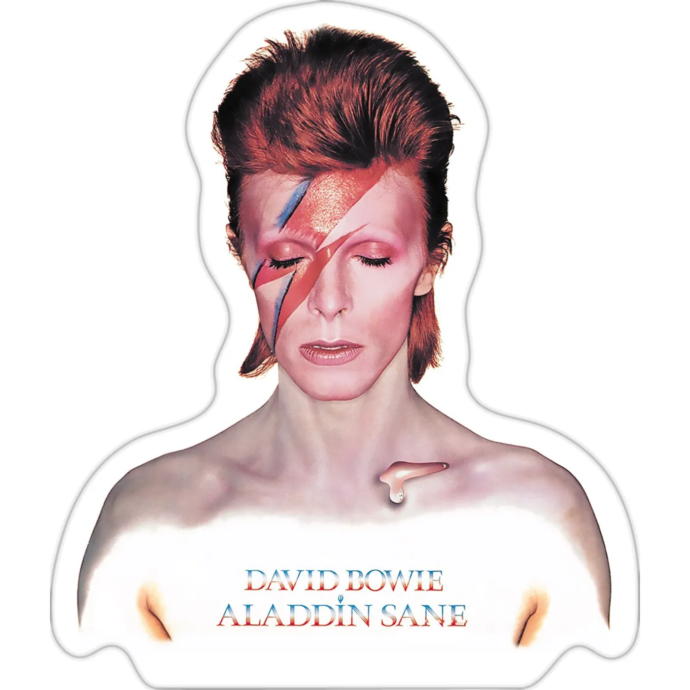 David Bowie Aladdin Sane 3.4"x4" Sticker