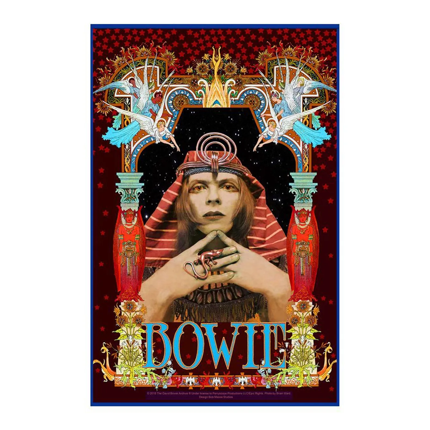 David Bowie Pharaoh Poster by Bob Masse