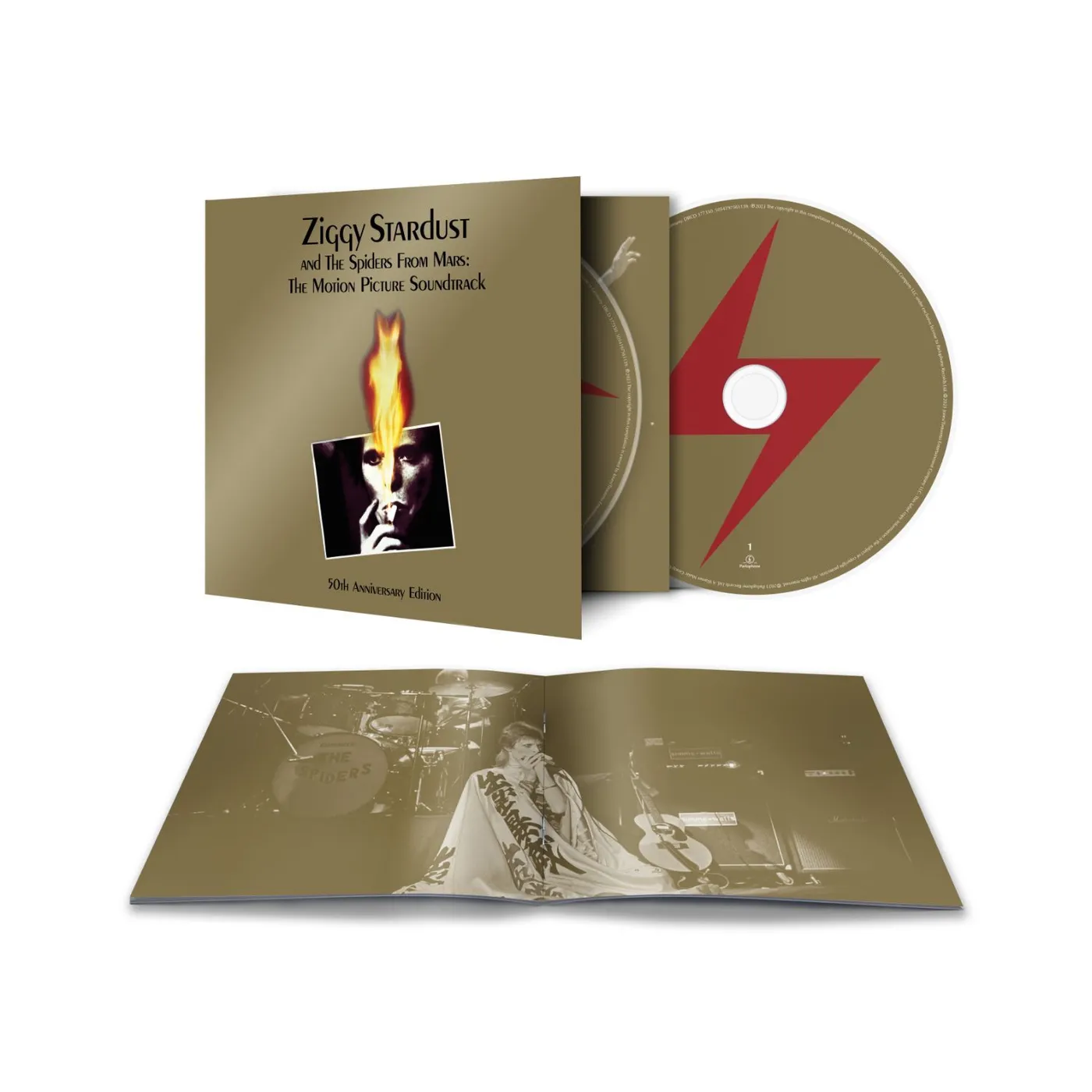 David Bowie Ziggy Stardust and The Spiders From Mars: The Motion Picture 50th Anniversary Edition 2CD